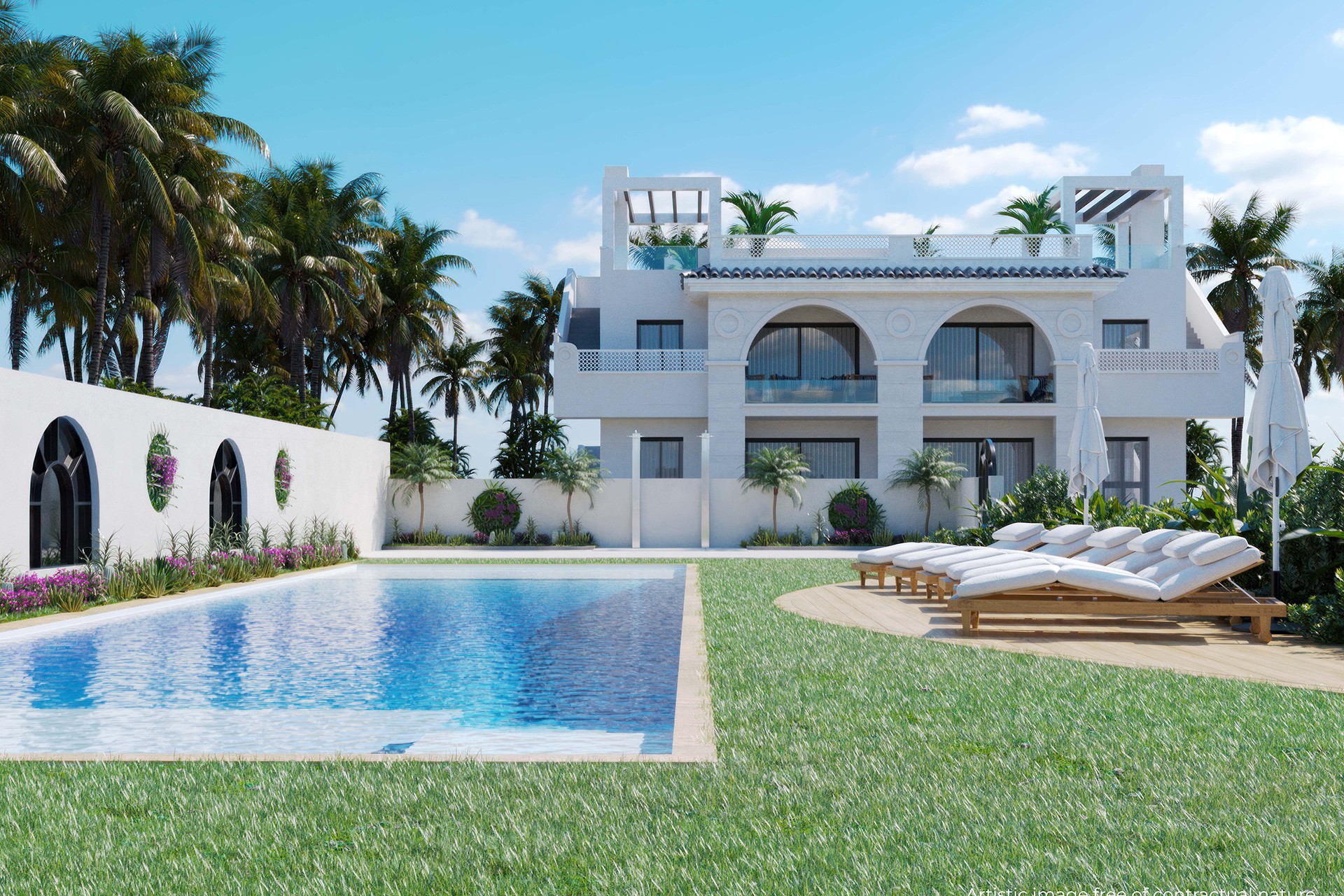 Nieuwbouw Woningen - Laaggelegen bungalow - Ciudad Quesada