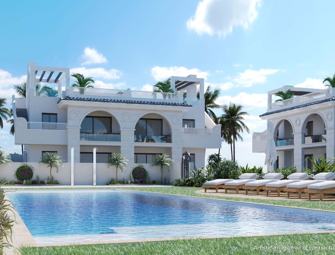 Nieuwbouw Woningen - Laaggelegen bungalow - Ciudad Quesada