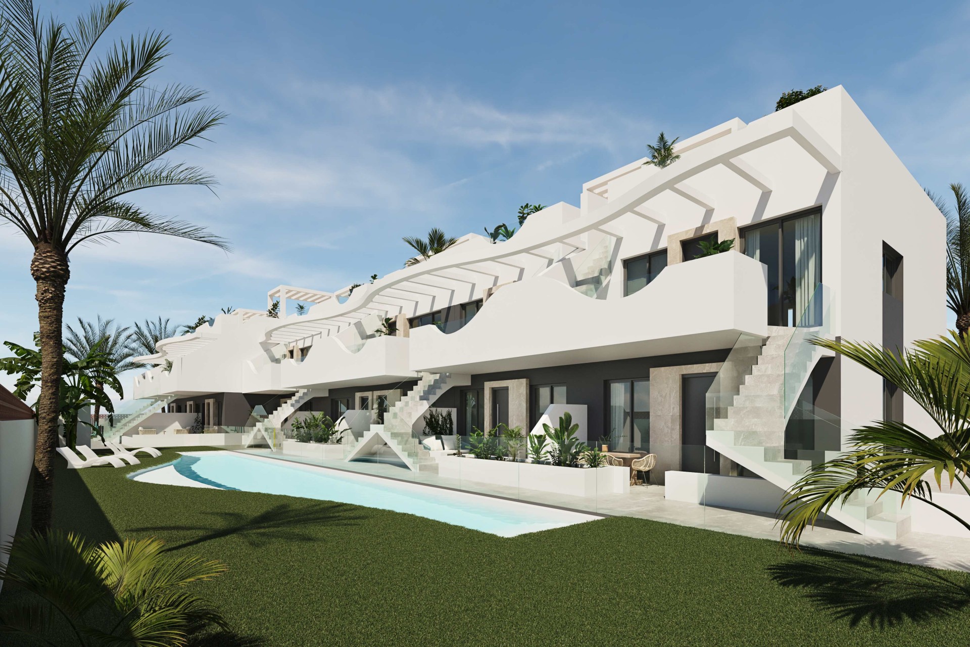 Nieuwbouw Woningen - Laaggelegen bungalow - Pilar de la Horadada