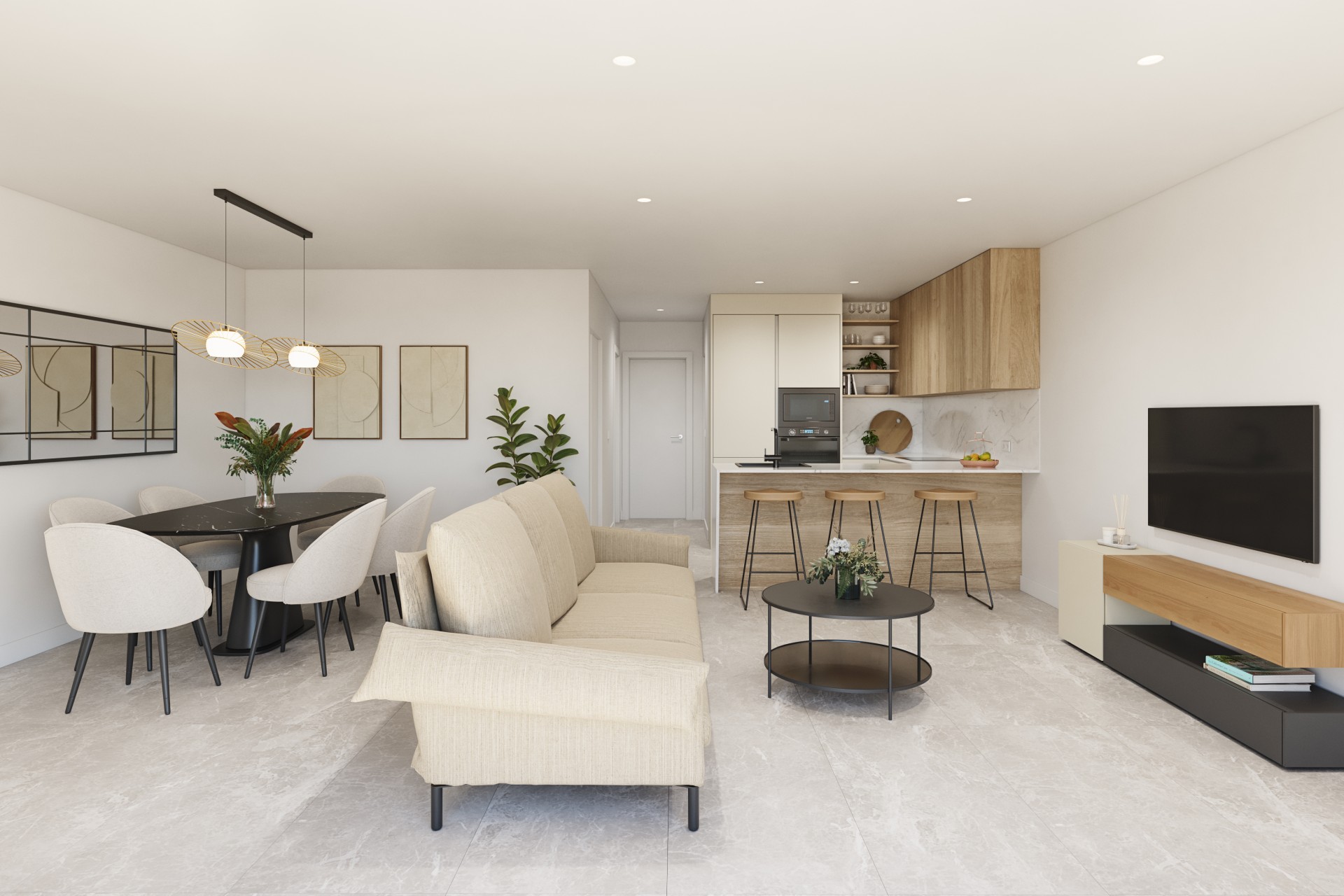 Nieuwbouw Woningen - Laaggelegen bungalow - Pilar de la Horadada