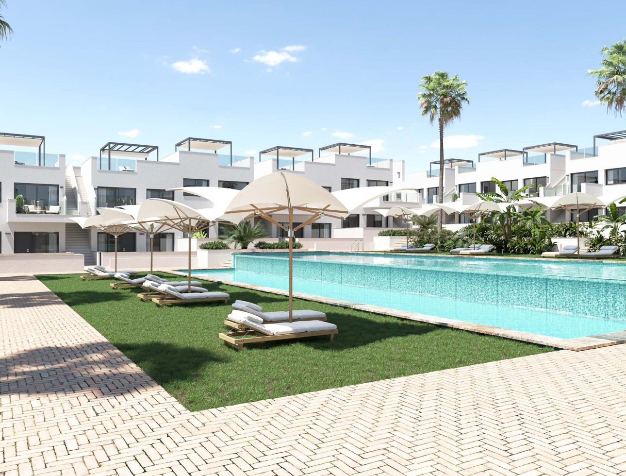 Nieuwbouw Woningen - Laaggelegen bungalow - Torrevieja