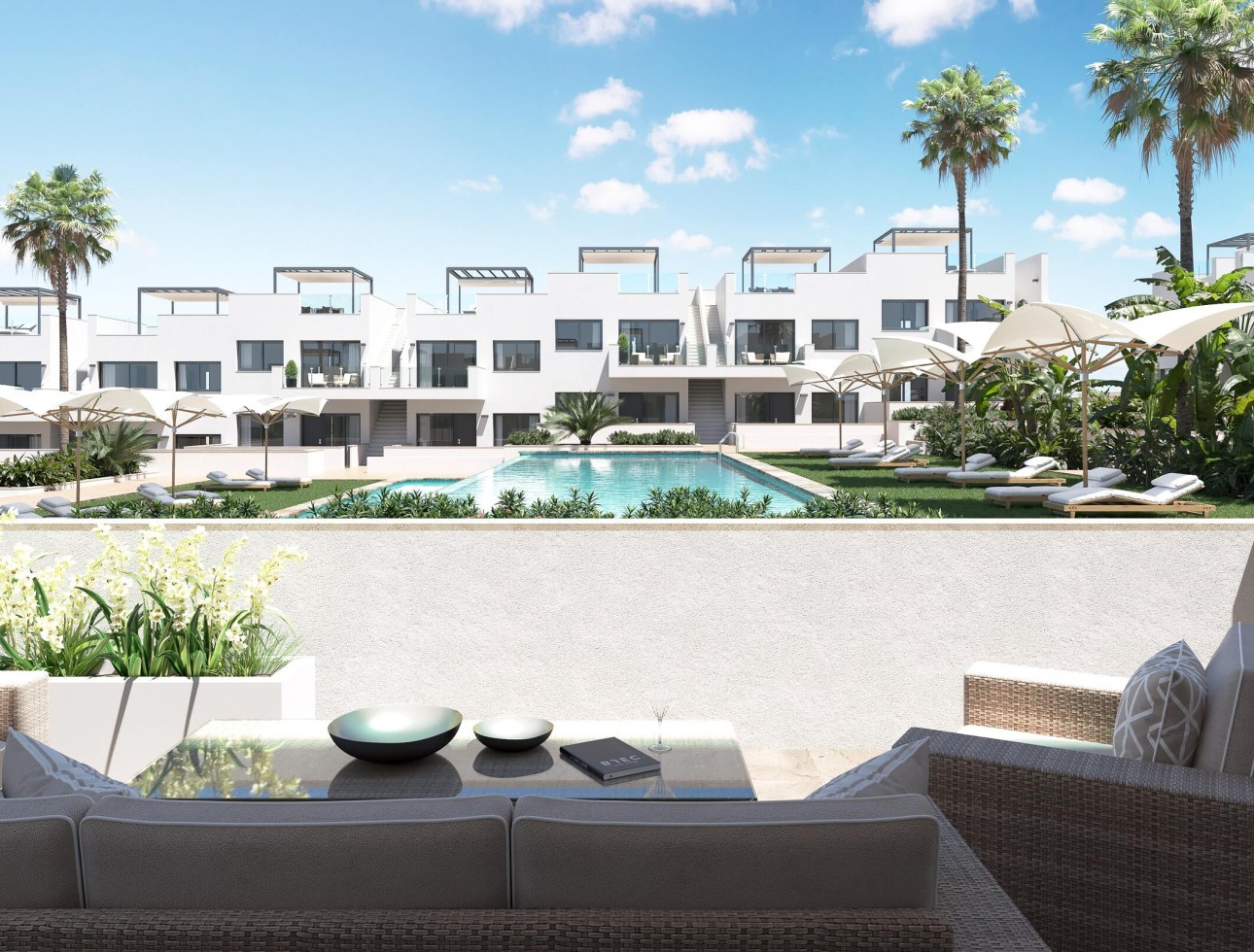 Nieuwbouw Woningen - Laaggelegen bungalow - Torrevieja