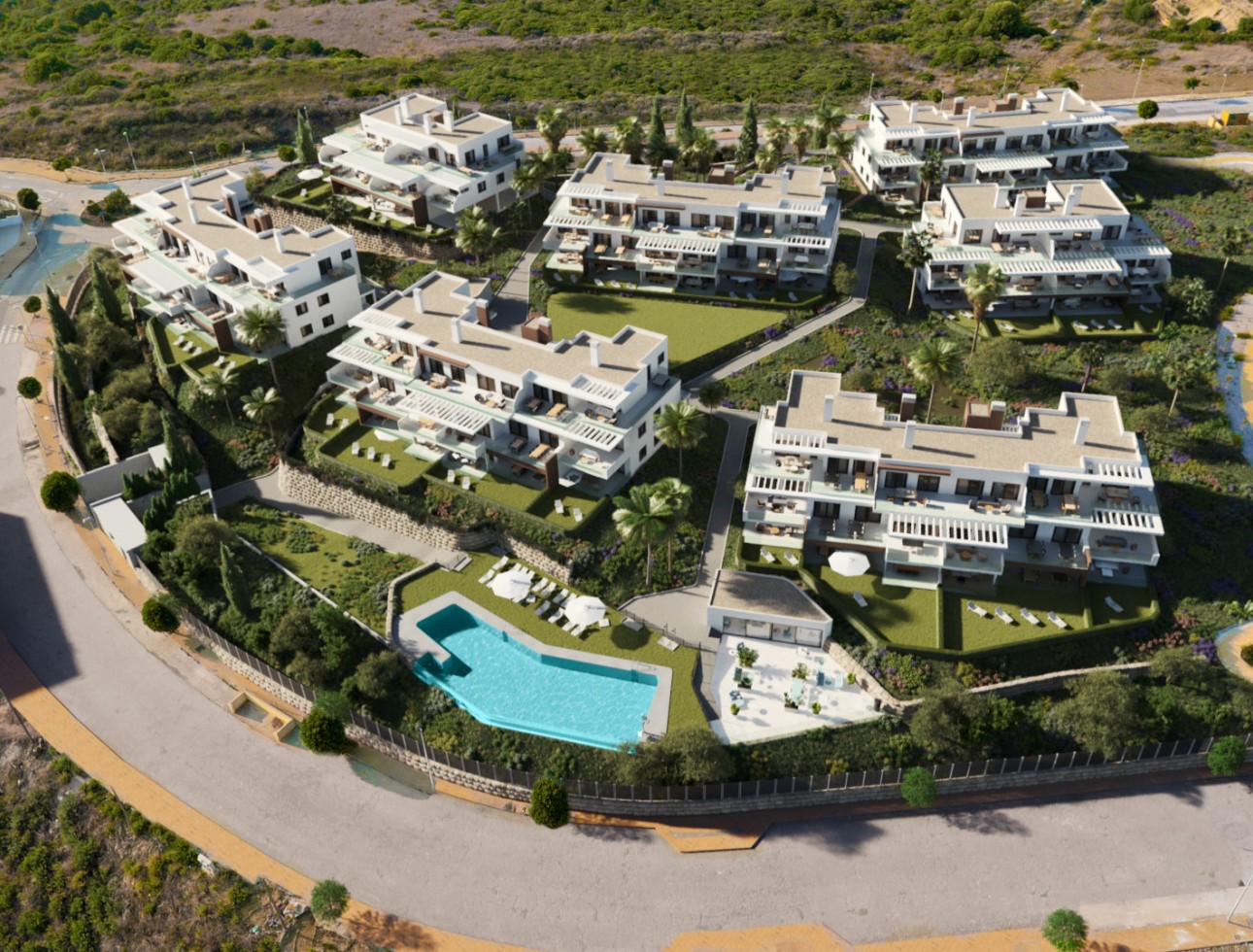Nieuwbouw Woningen - Penthouse - Casares Costa