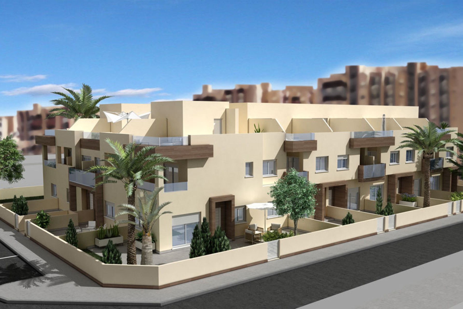 Nieuwbouw Woningen - terraced - La Manga del Mar Menor