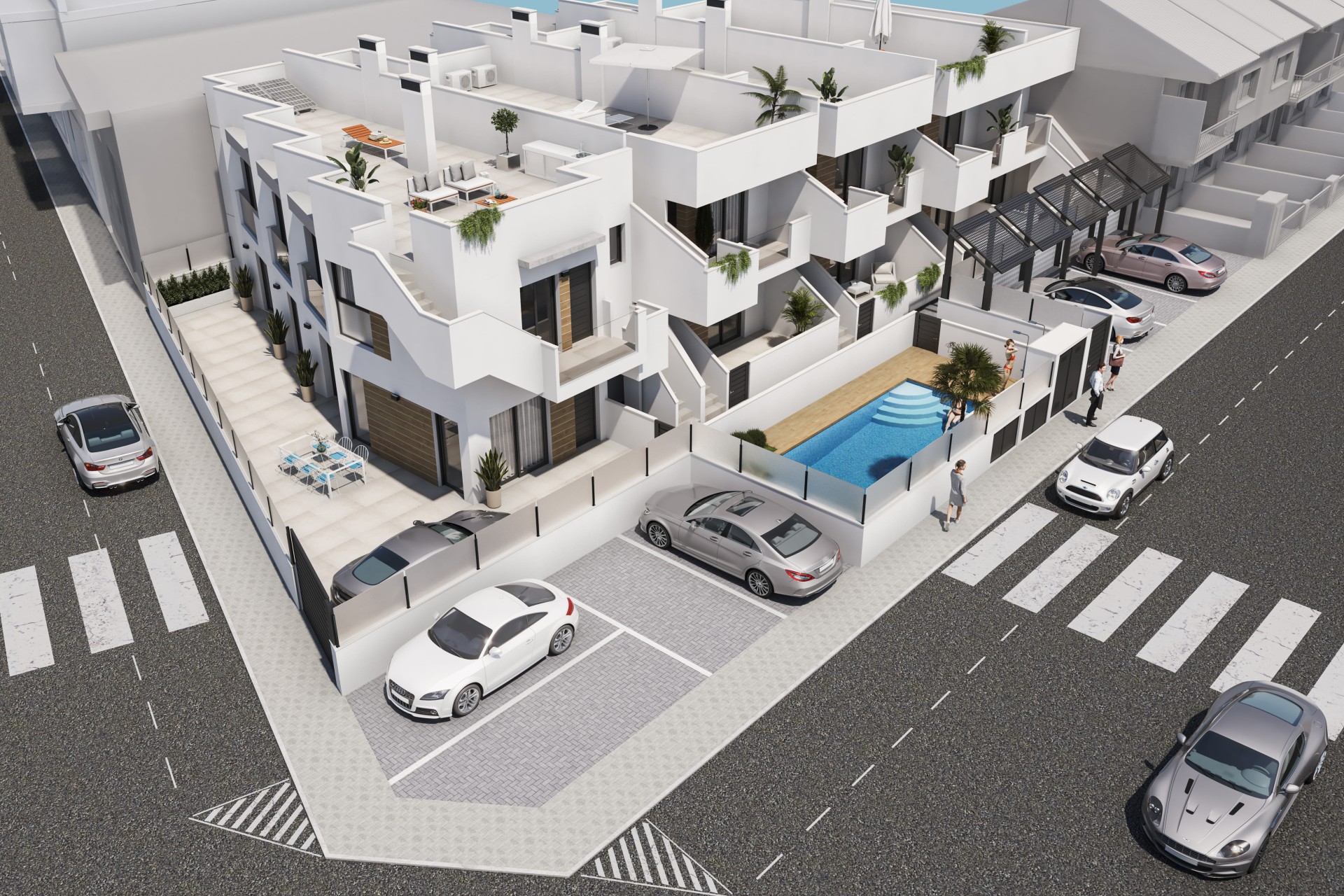 Nieuwbouw Woningen - terraced - San Pedro del Pinatar