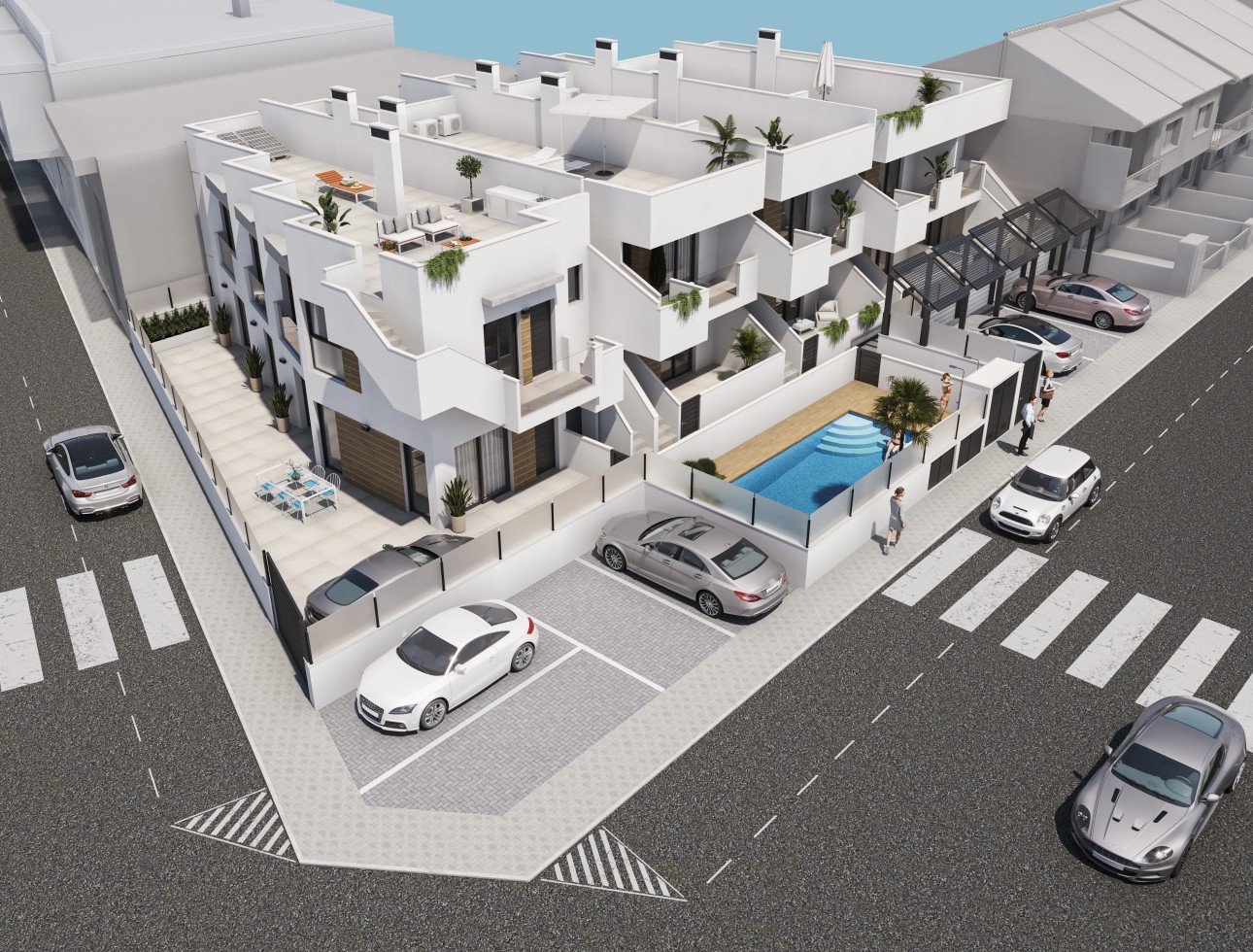 Nieuwbouw Woningen - terraced - San Pedro del Pinatar