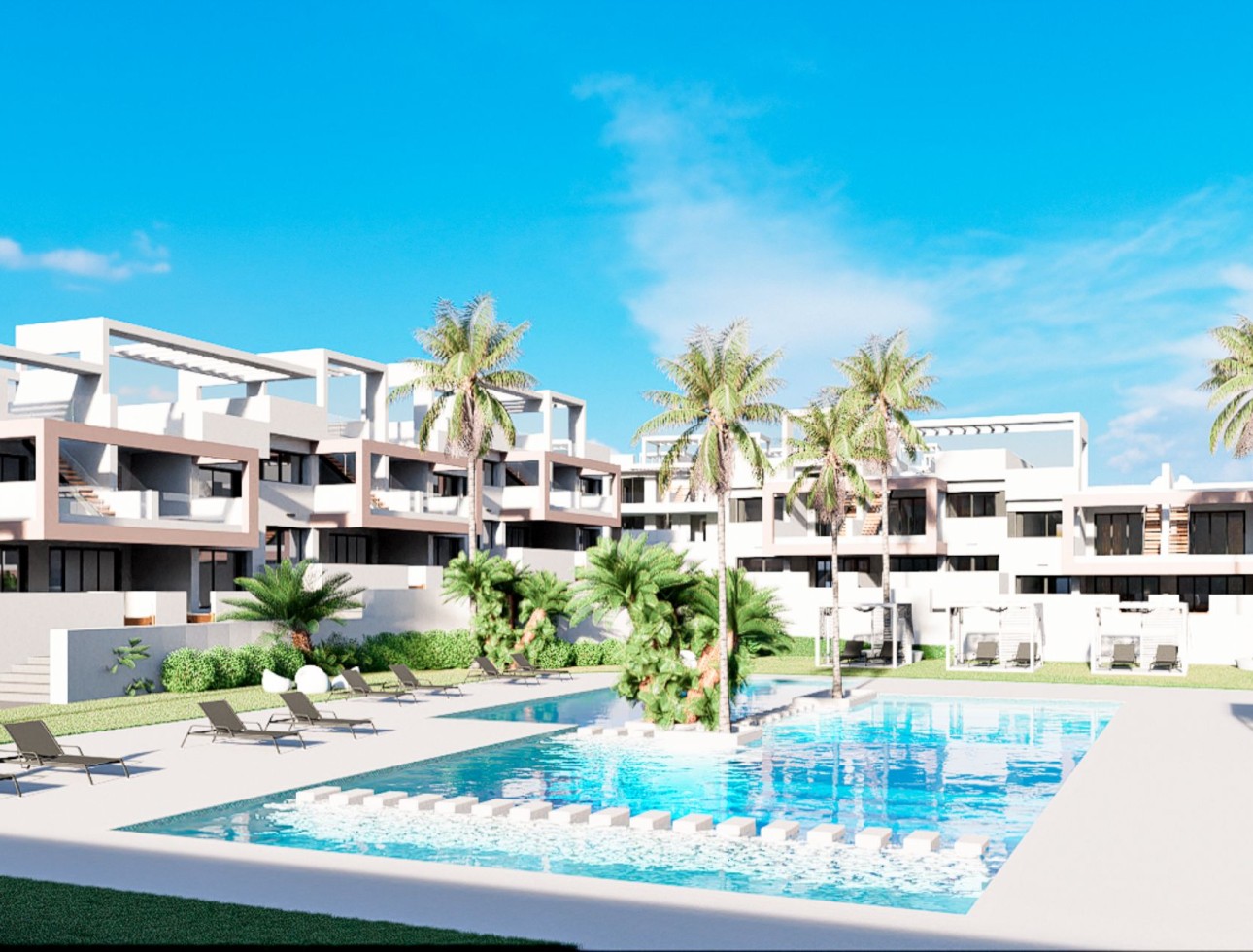 Nieuwbouw Woningen - Verhoogde bungalow - Finestrat