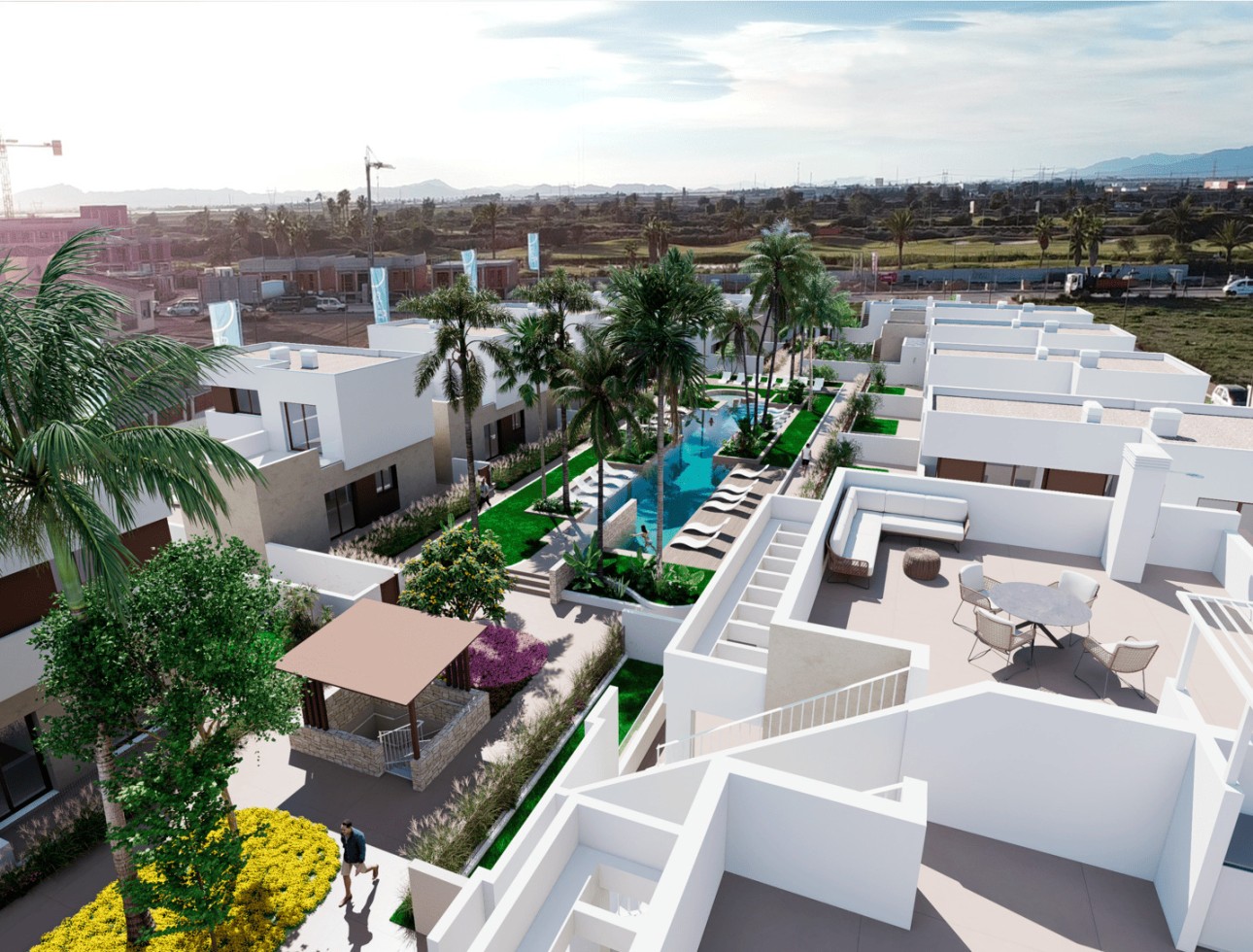 Nieuwbouw Woningen - Verhoogde bungalow - Los Alcázares