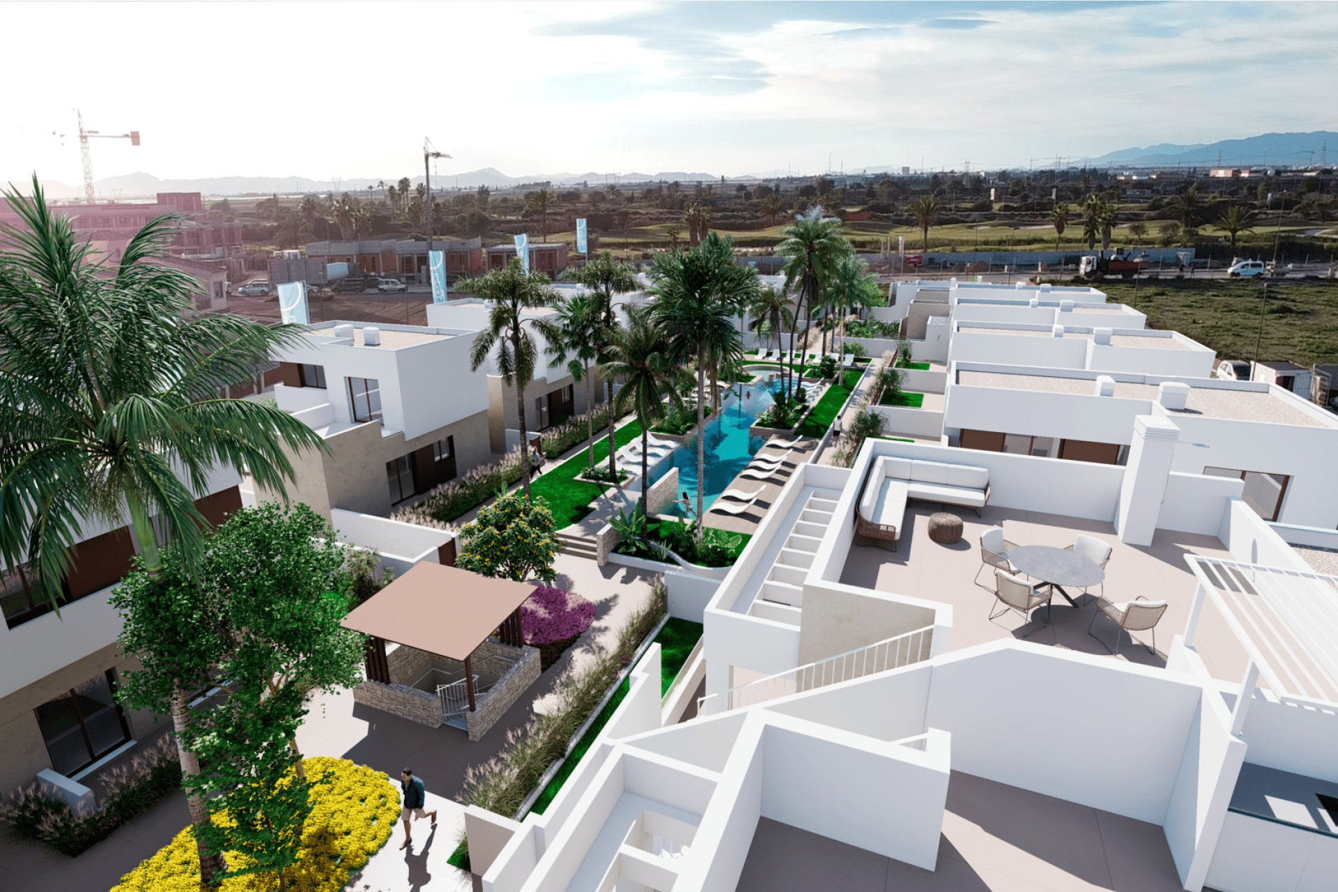 Nieuwbouw Woningen - Verhoogde bungalow - Los Alcázares