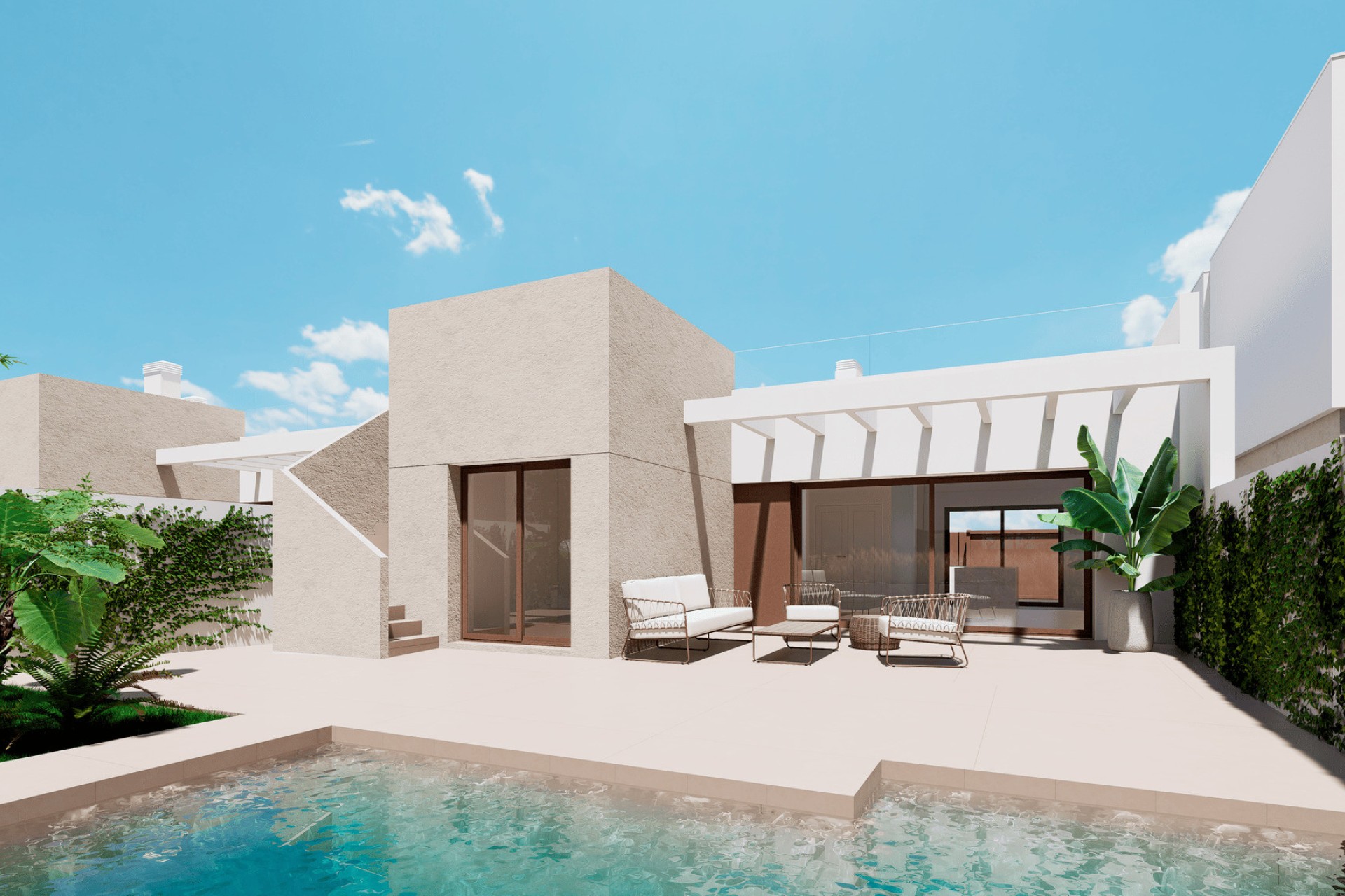Nieuwbouw Woningen - Verhoogde bungalow - Los Alcázares