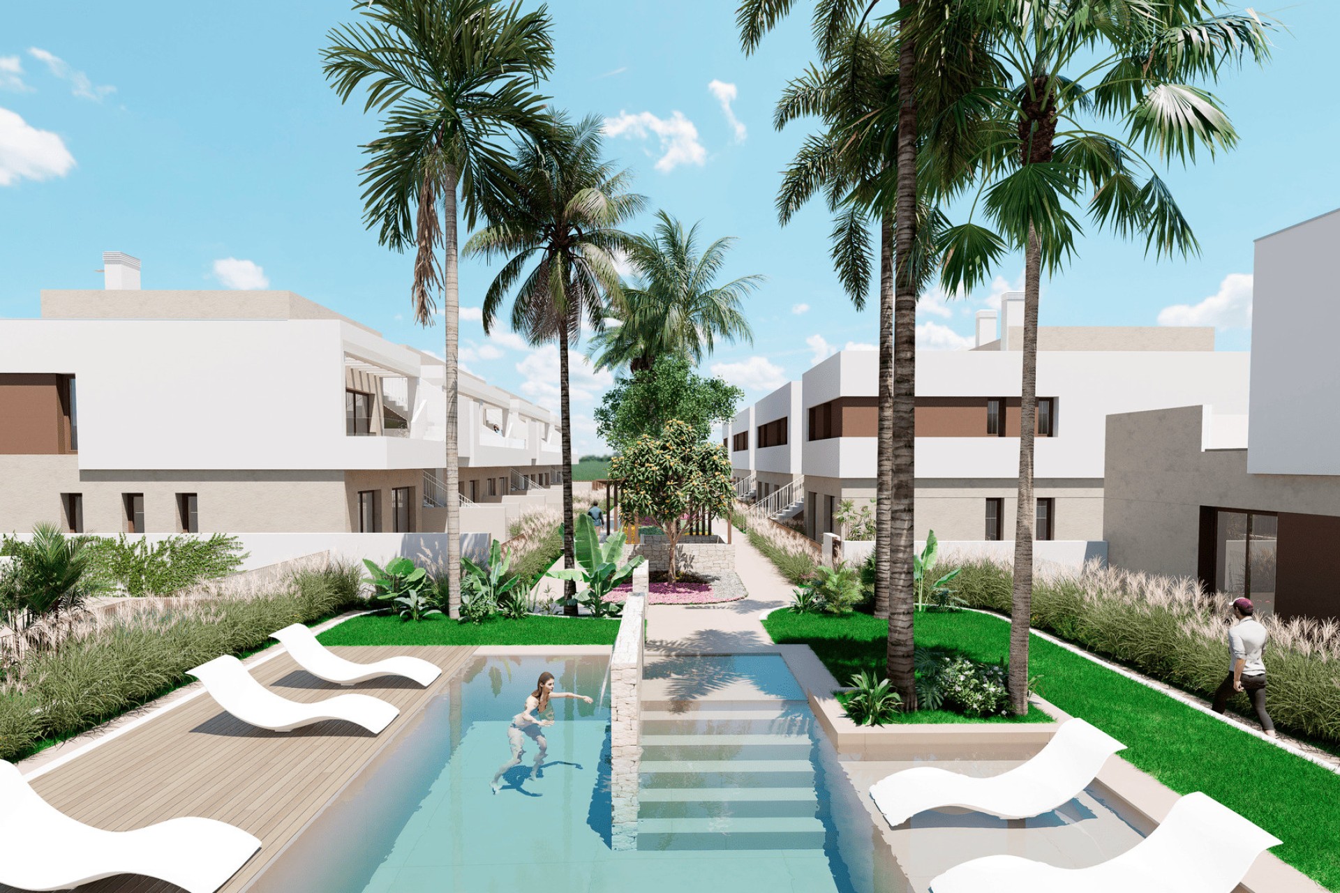 Nieuwbouw Woningen - Verhoogde bungalow - Los Alcázares