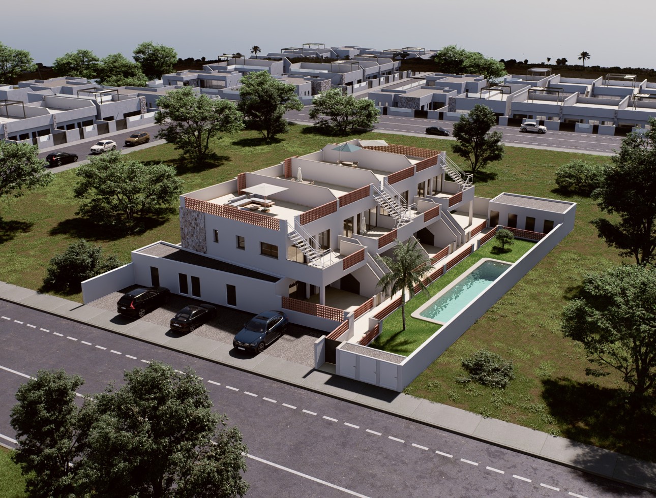 Nieuwbouw Woningen - Verhoogde bungalow - Pilar de la Horadada