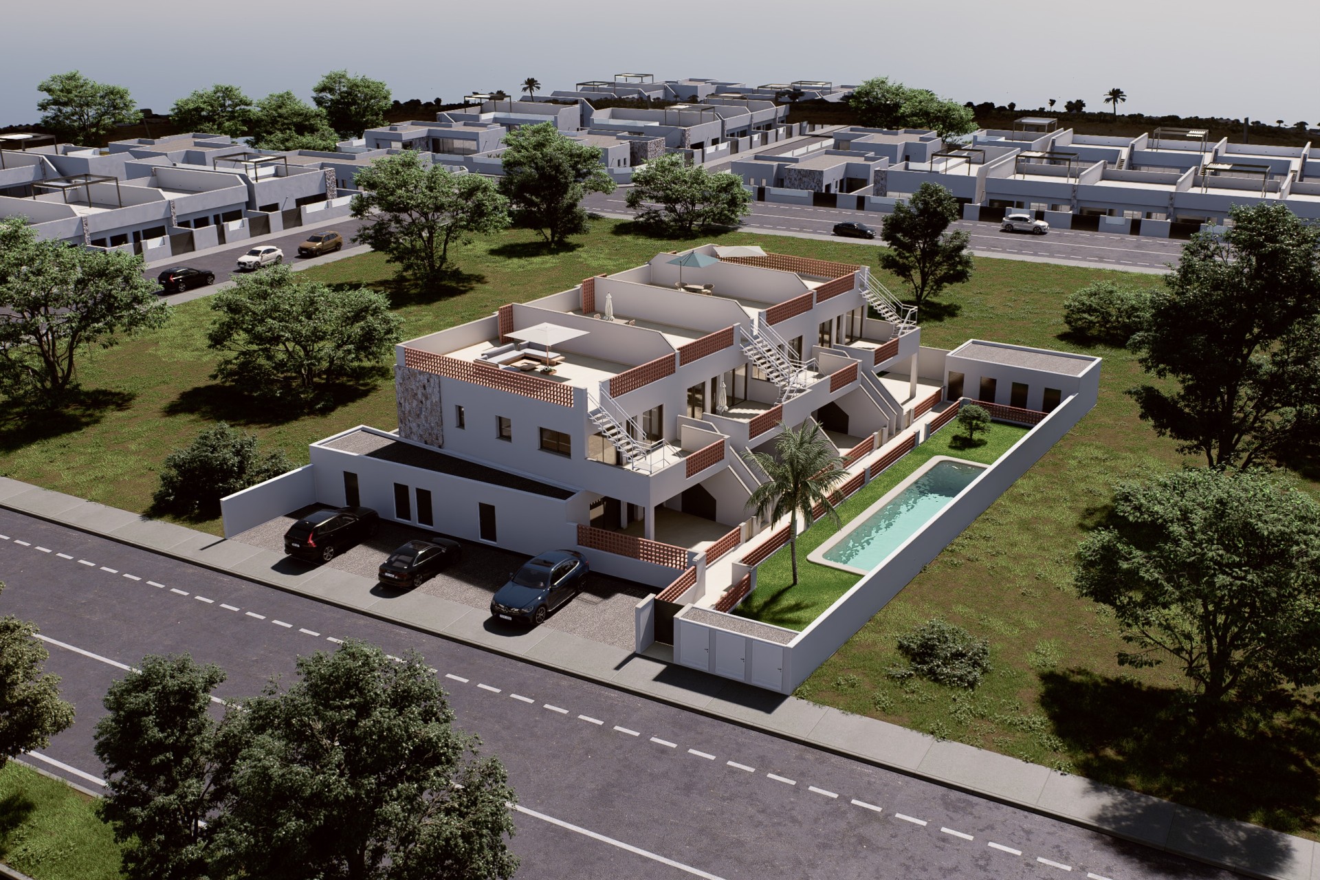 Nieuwbouw Woningen - Verhoogde bungalow - Pilar de la Horadada