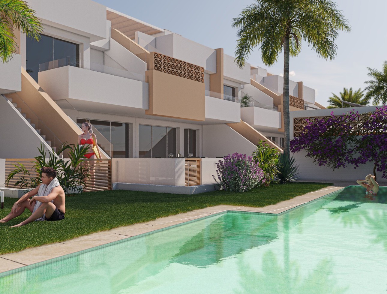 Nieuwbouw Woningen - Verhoogde bungalow - Pilar de la Horadada