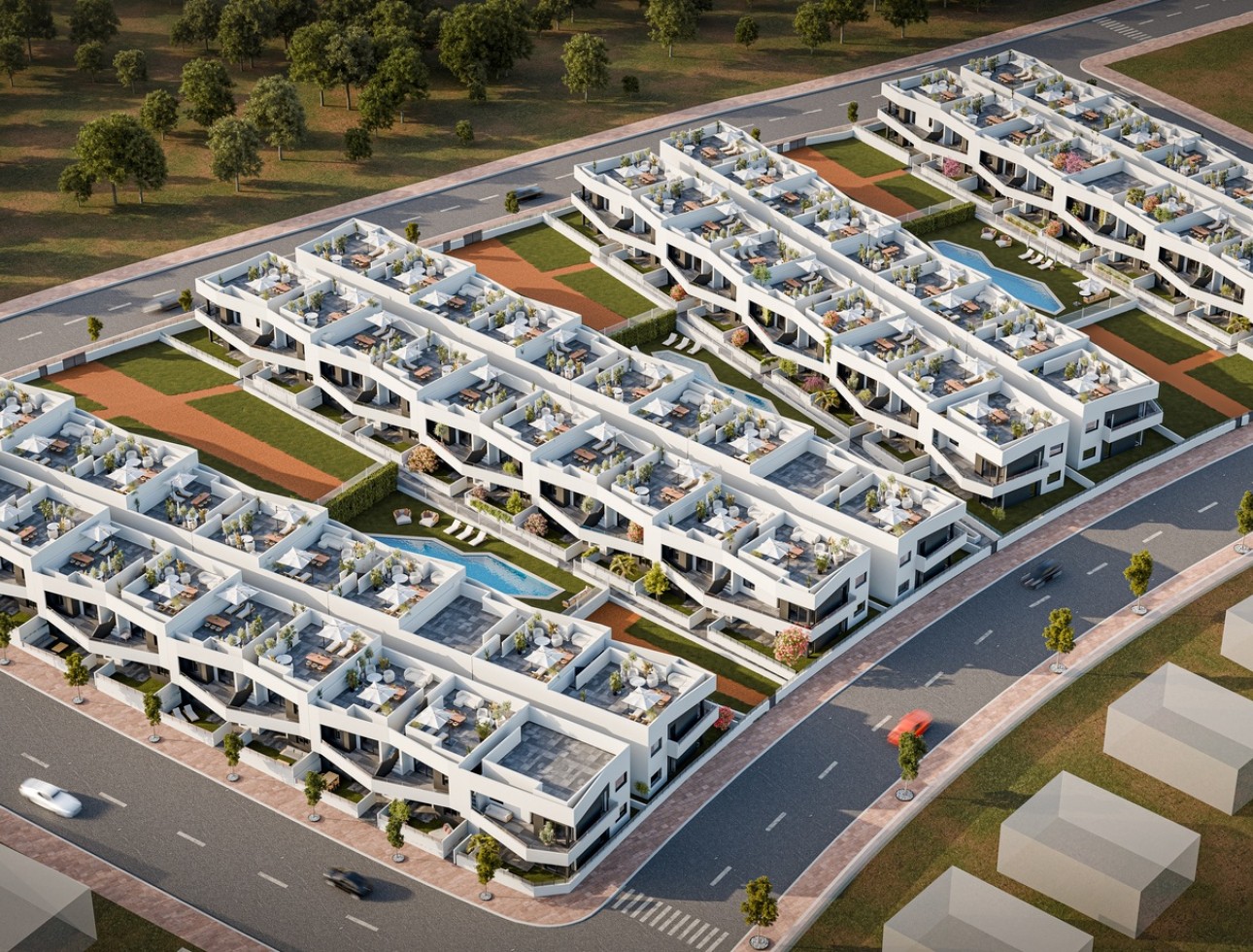 Nieuwbouw Woningen - Verhoogde bungalow - San Miguel de Salinas