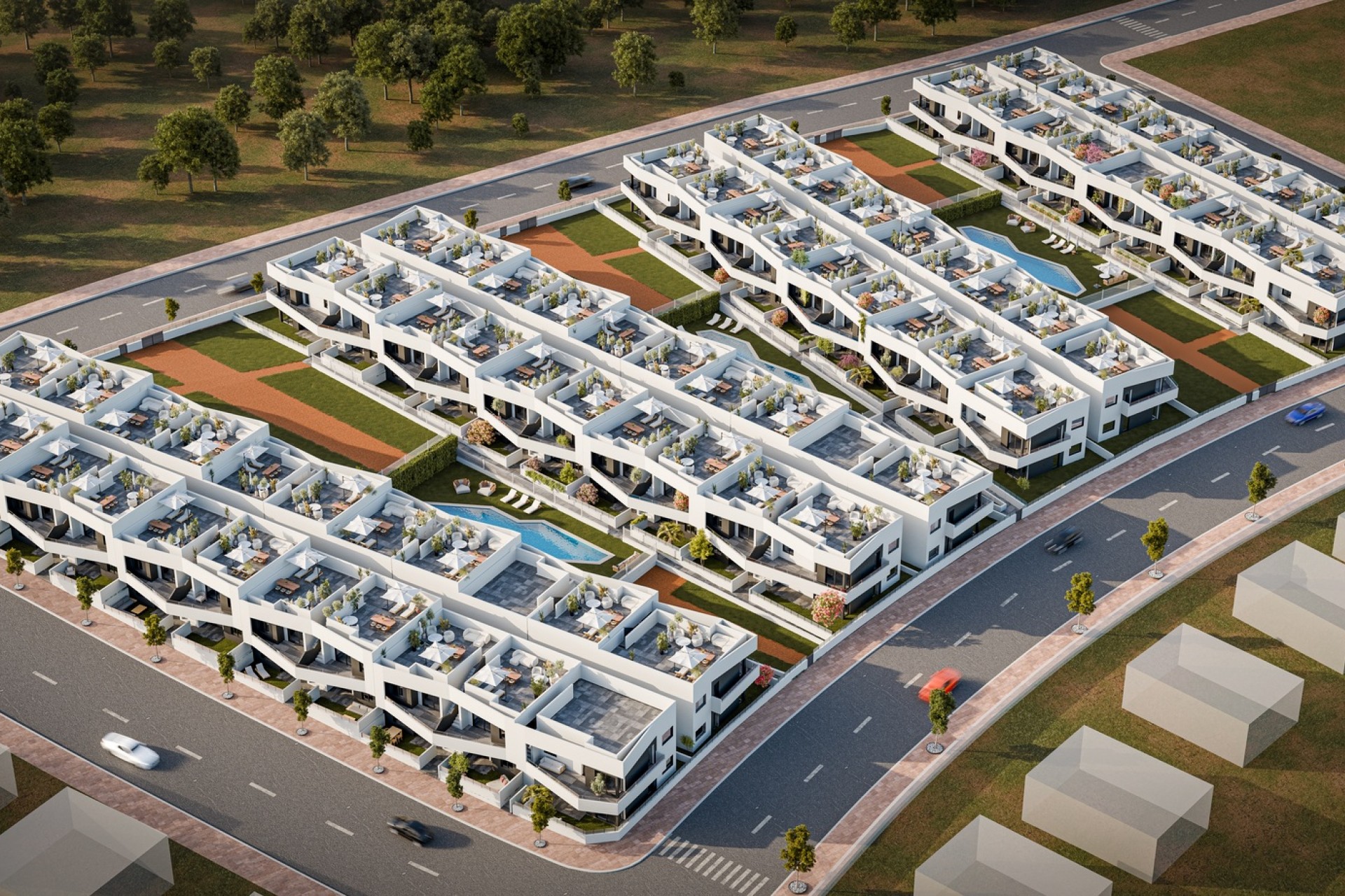 Nieuwbouw Woningen - Verhoogde bungalow - San Miguel de Salinas