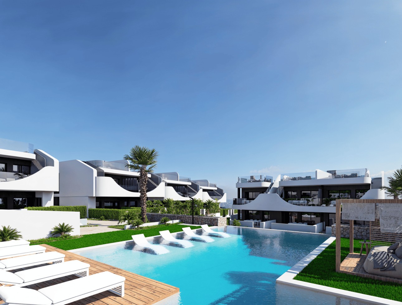 Nieuwbouw Woningen - Verhoogde bungalow - San Miguel de Salinas