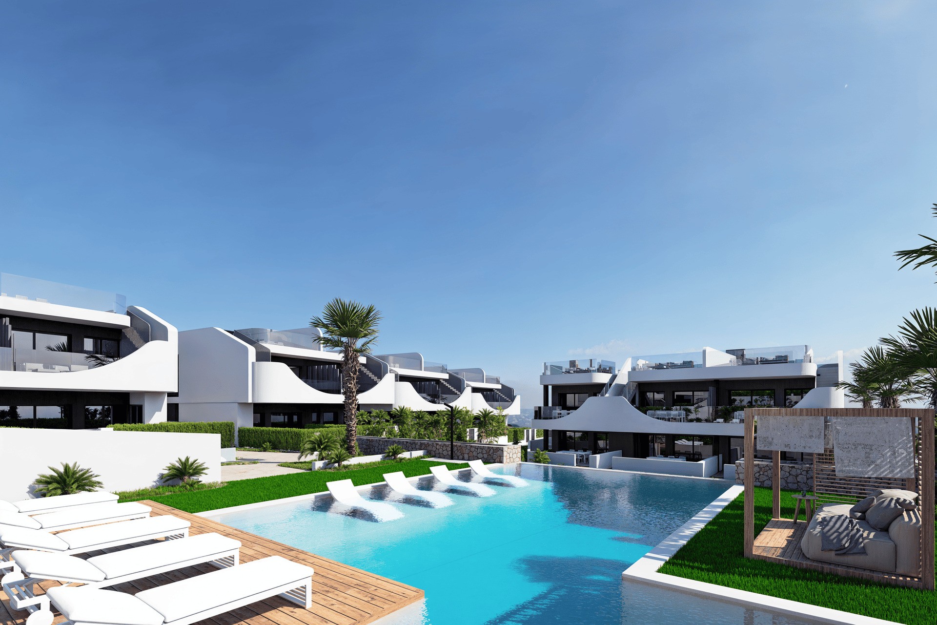 Nieuwbouw Woningen - Verhoogde bungalow - San Miguel de Salinas