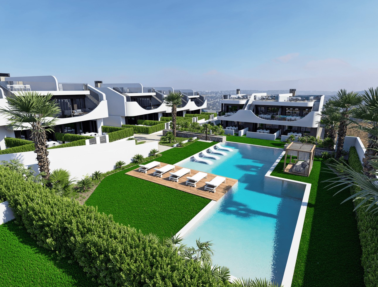 Nieuwbouw Woningen - Verhoogde bungalow - San Miguel de Salinas