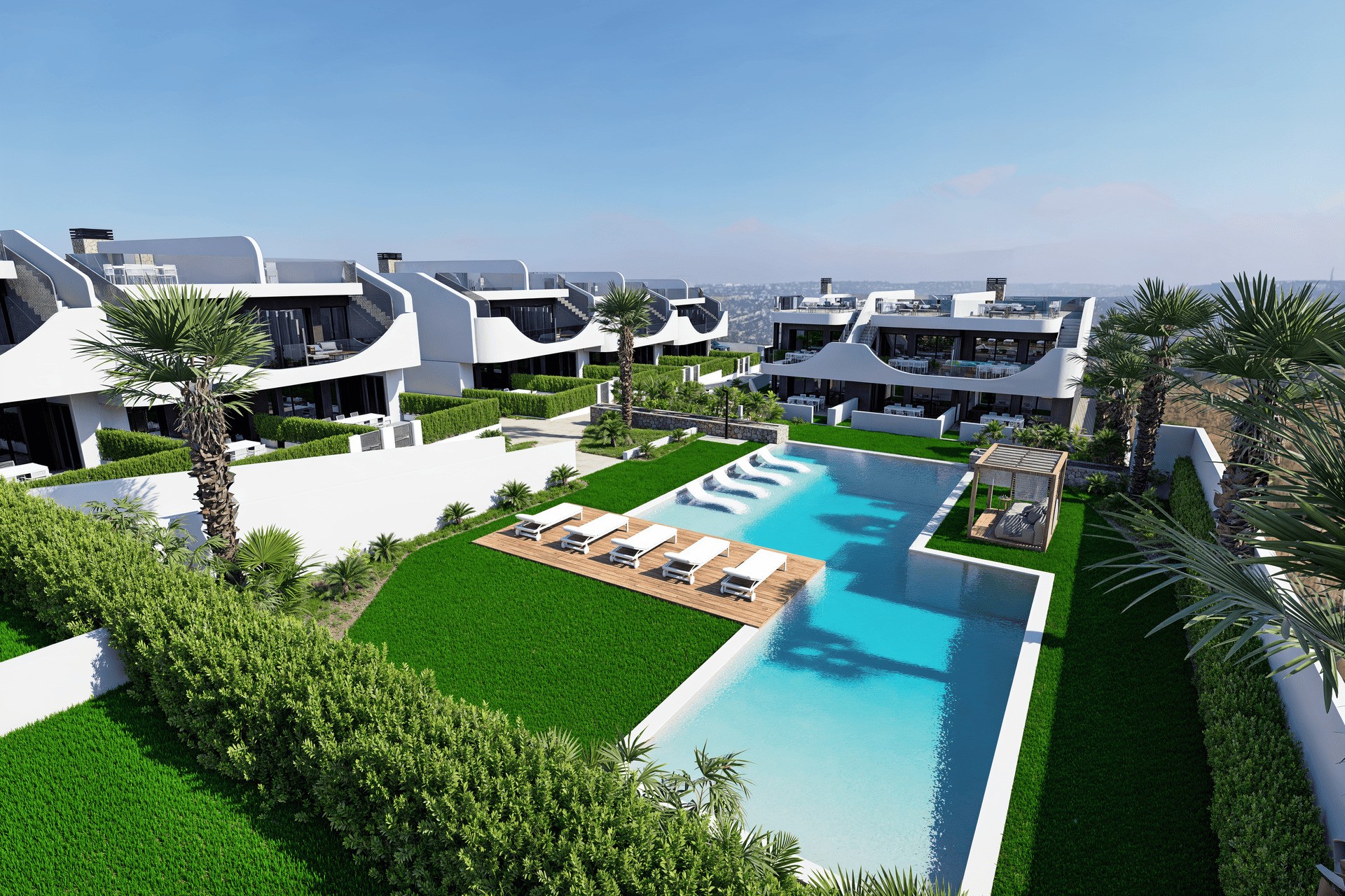 Nieuwbouw Woningen - Verhoogde bungalow - San Miguel de Salinas