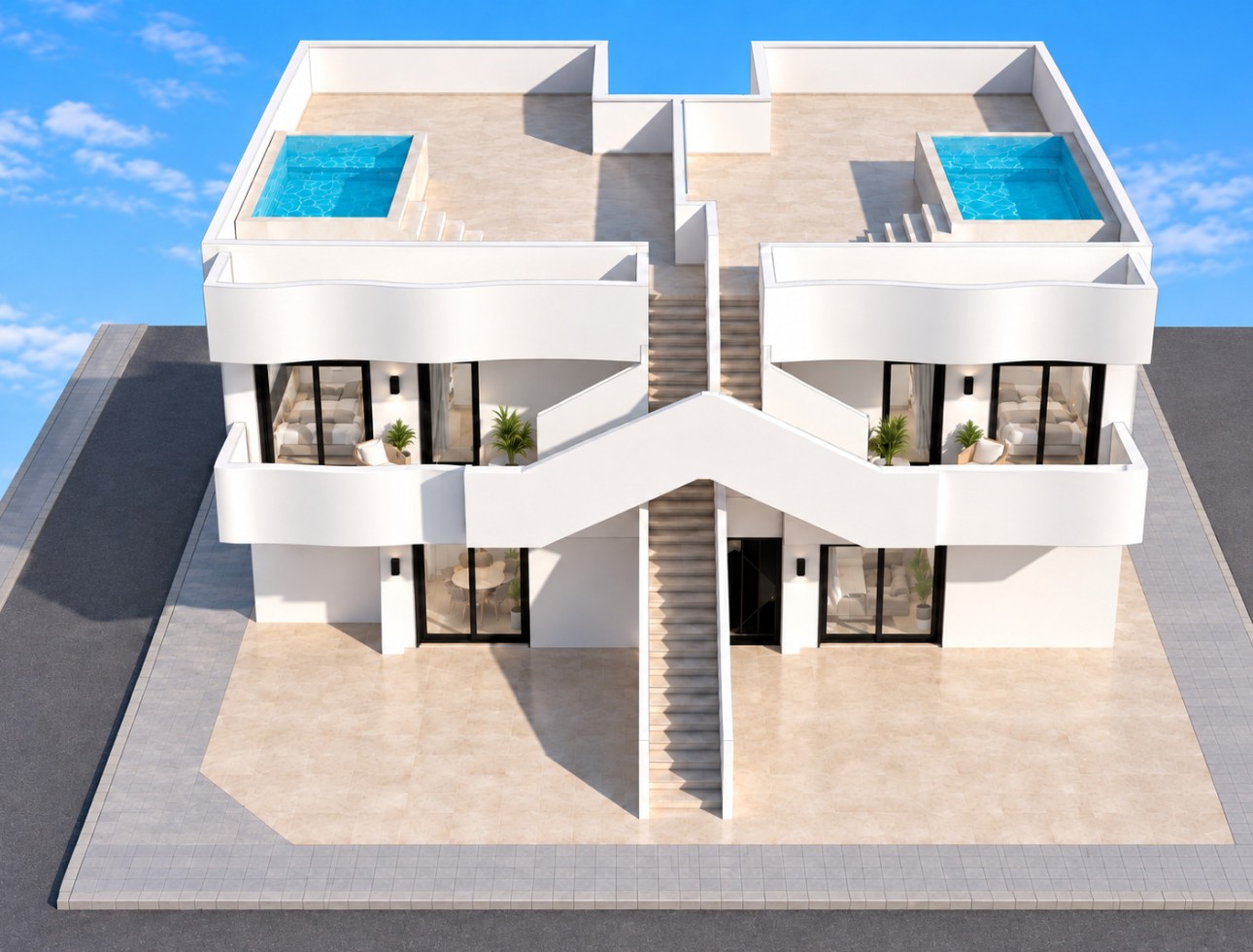 Nieuwbouw Woningen - Verhoogde bungalow - San Pedro del Pinatar