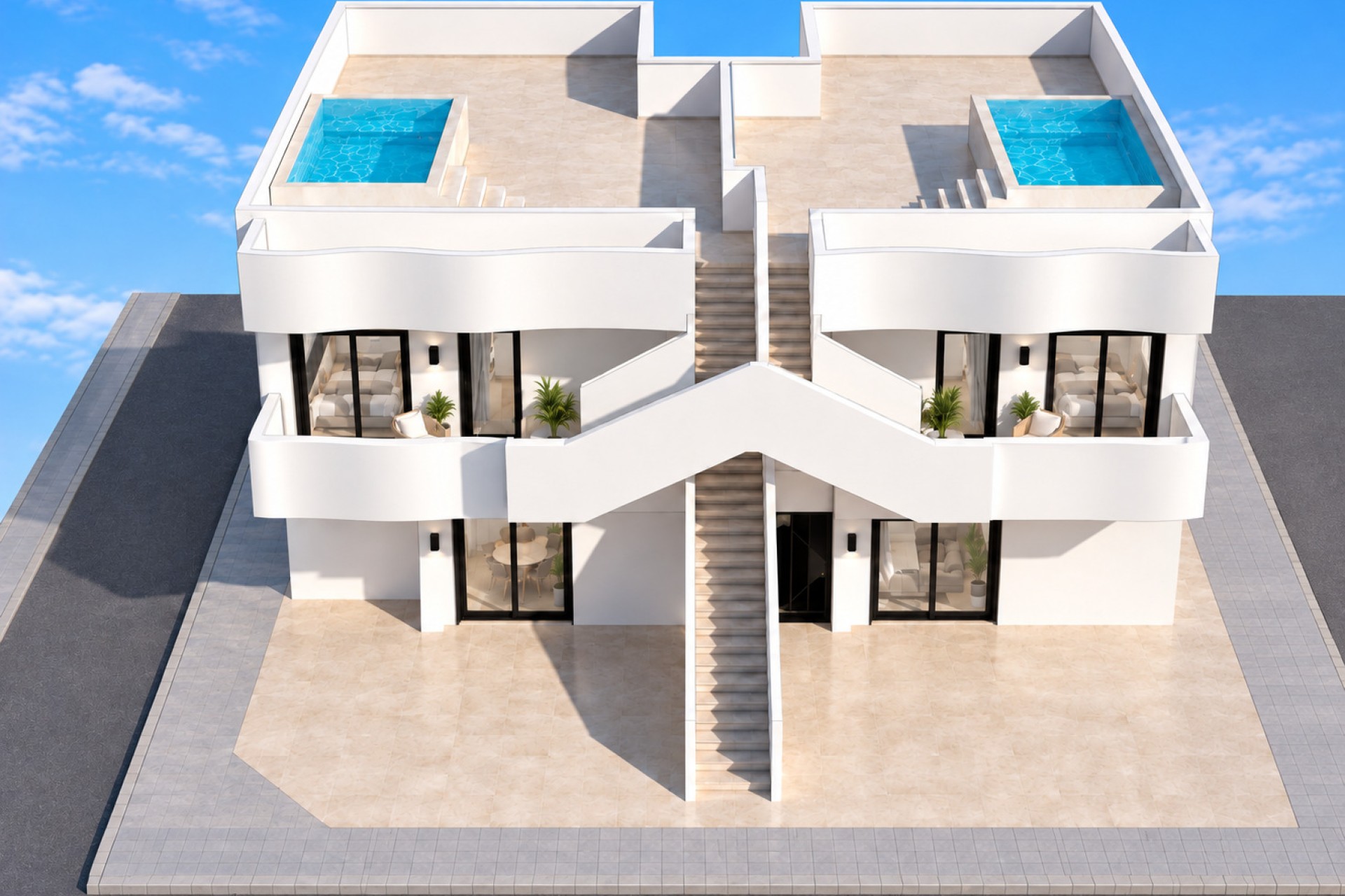 Nieuwbouw Woningen - Verhoogde bungalow - San Pedro del Pinatar