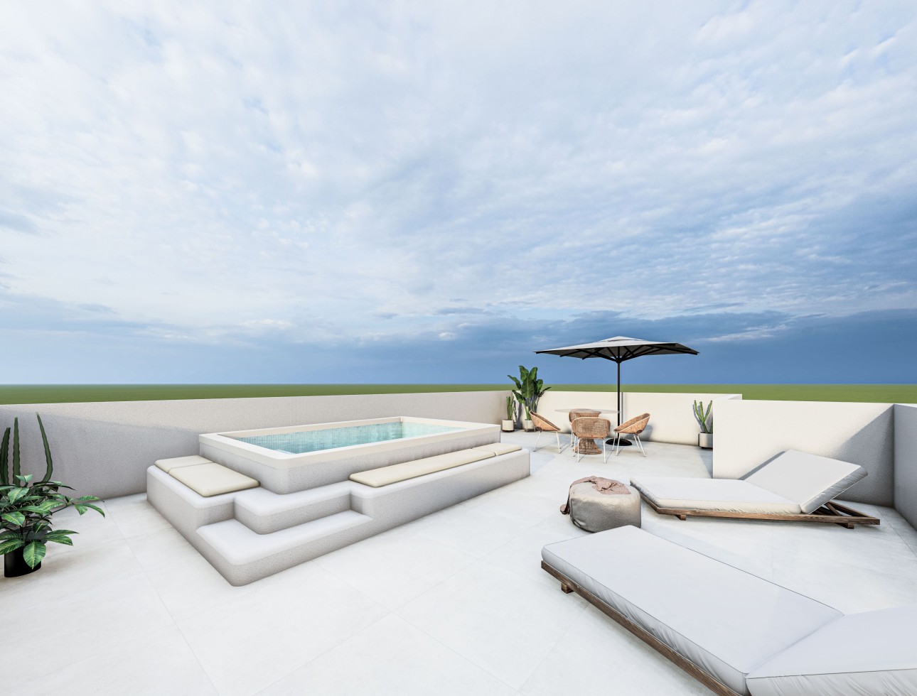 Nieuwbouw Woningen - Verhoogde bungalow - San Pedro del Pinatar