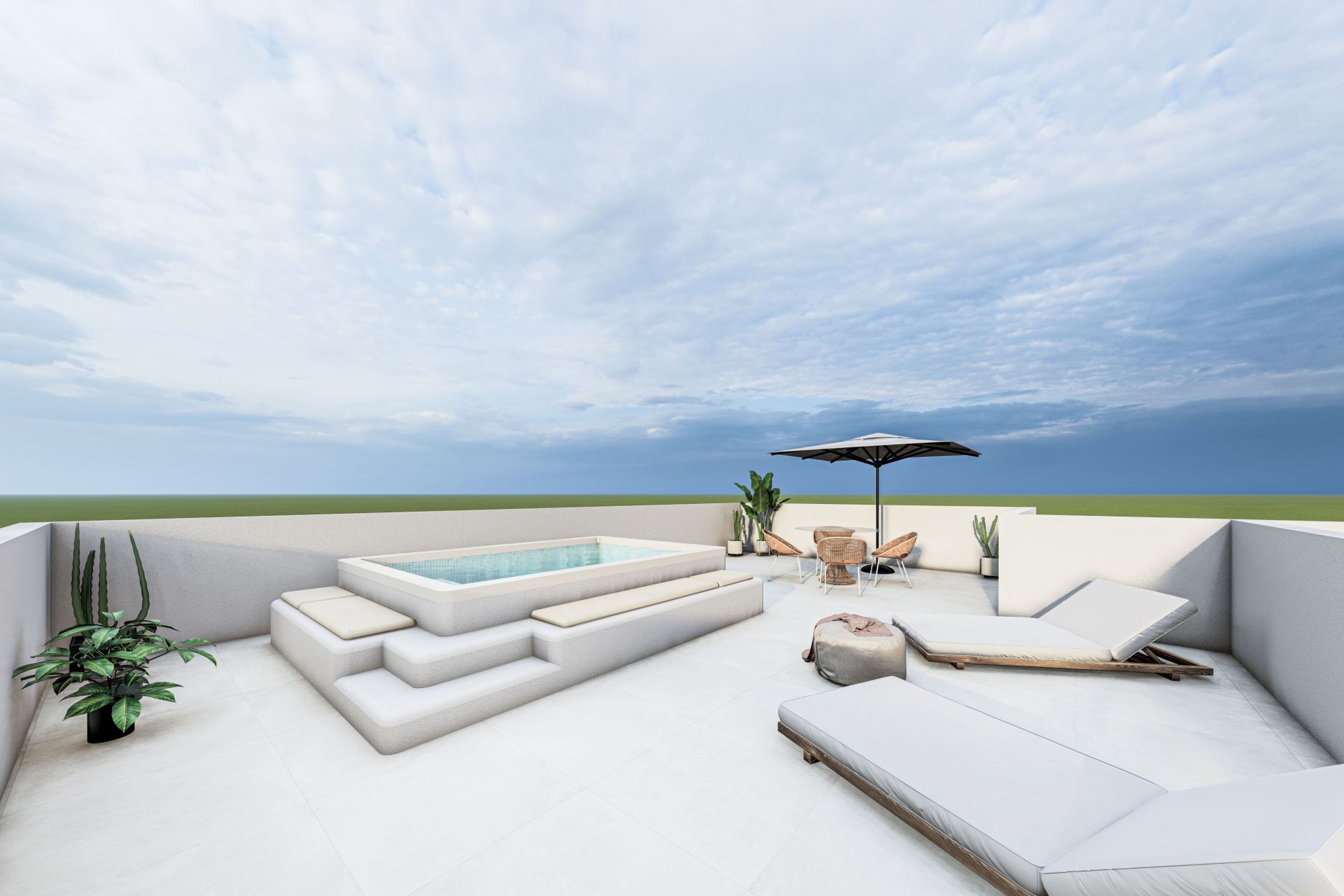 Nieuwbouw Woningen - Verhoogde bungalow - San Pedro del Pinatar