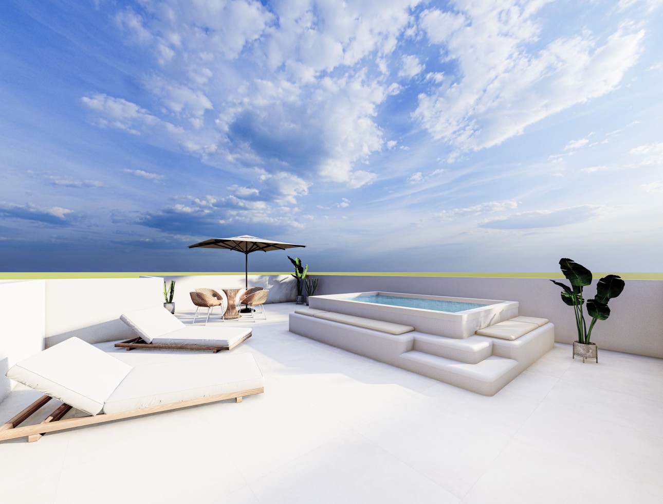 Nieuwbouw Woningen - Verhoogde bungalow - San Pedro del Pinatar