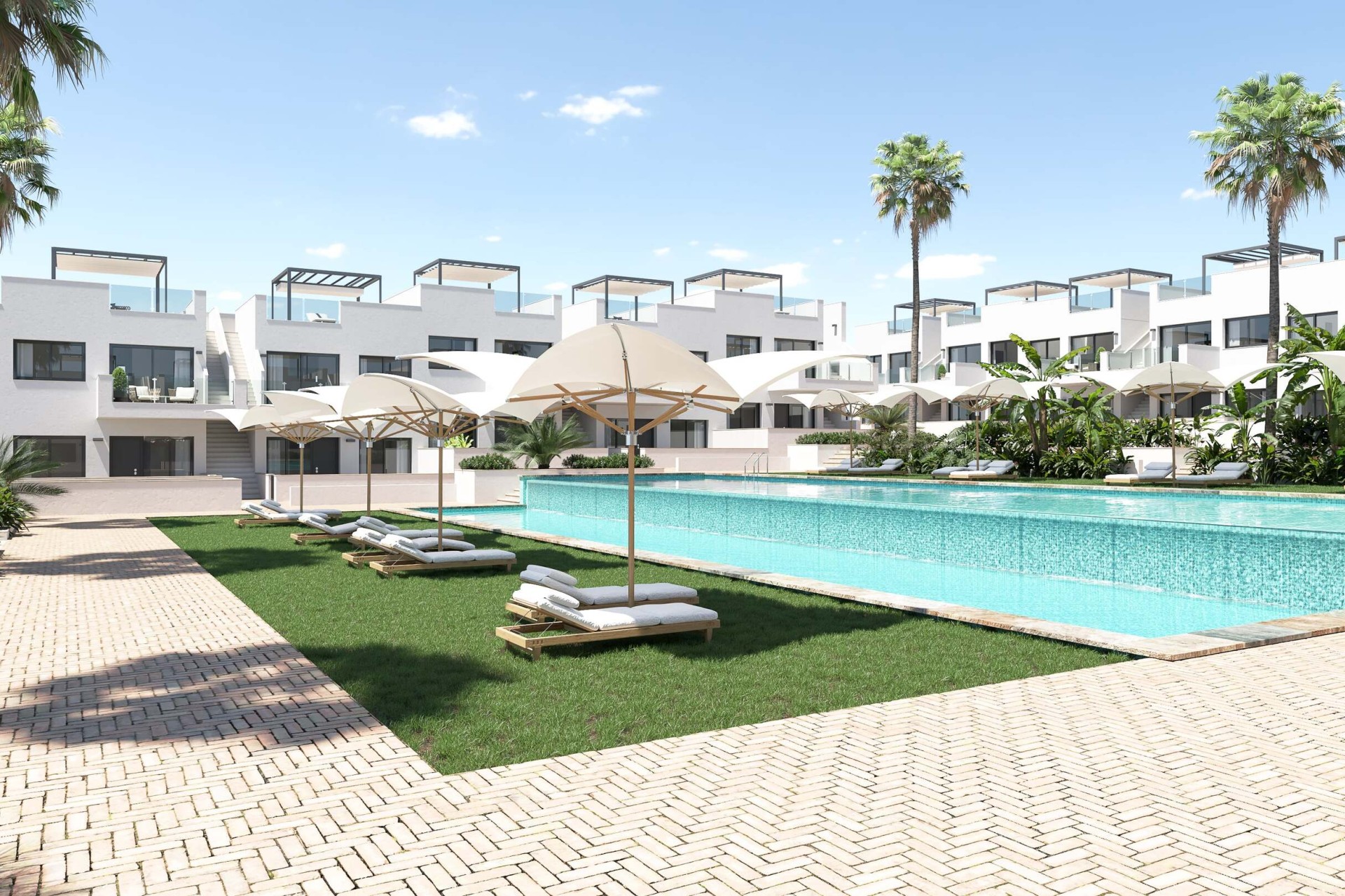 Nieuwbouw Woningen - Verhoogde bungalow - Torrevieja