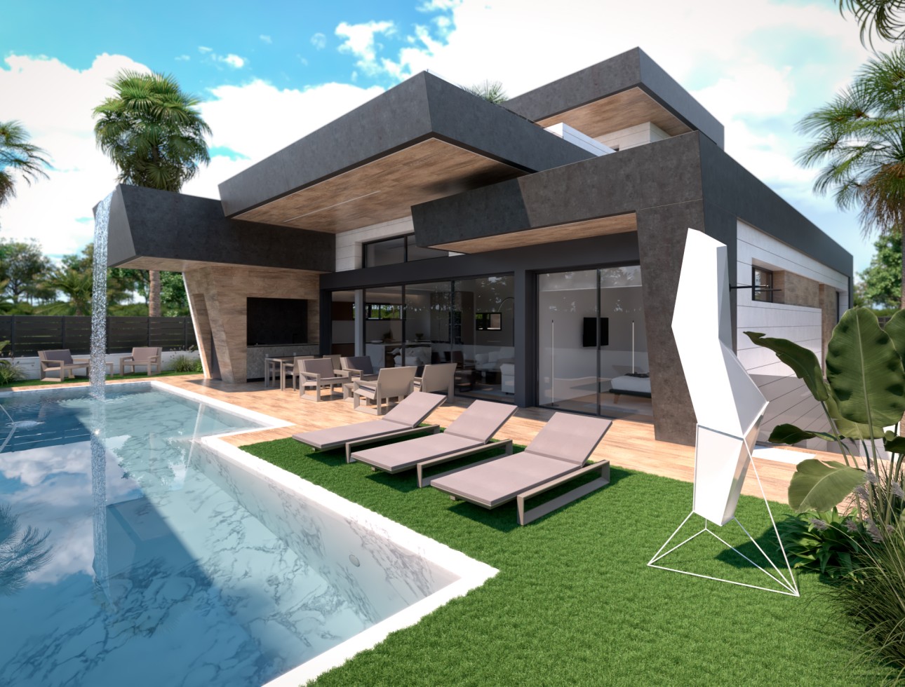 Nieuwbouw Woningen - Villa / Halfvrijstaand - Torre-Pacheco