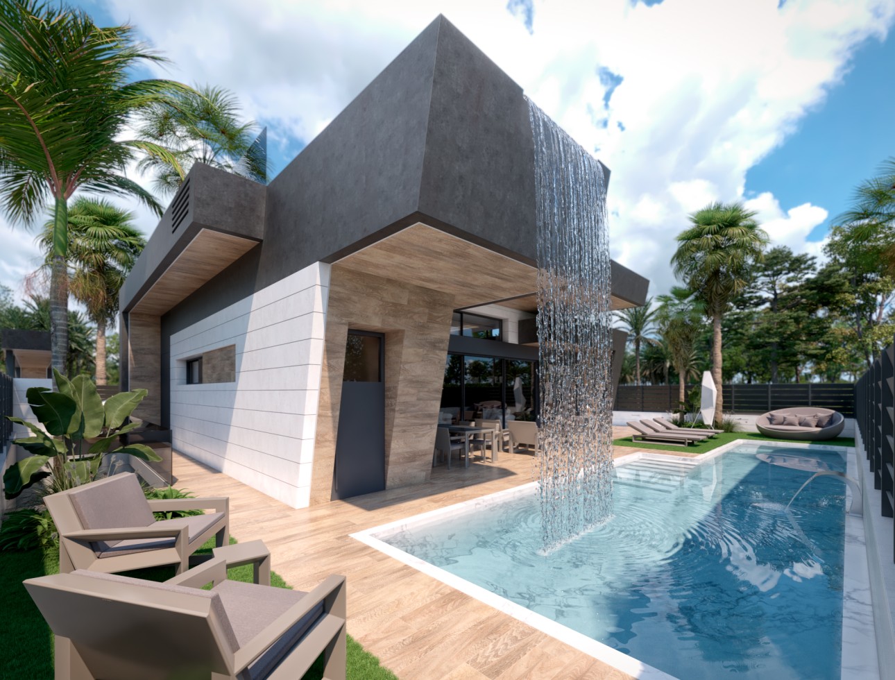 Nieuwbouw Woningen - Villa / Halfvrijstaand - Torre-Pacheco