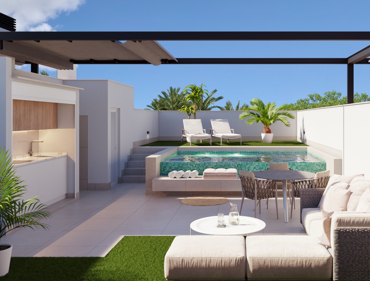 Nouvelle construction - Bungalow de plain-pied - Pilar de la Horadada