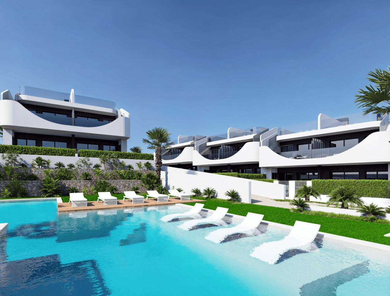 Nouvelle construction - Bungalow de plain-pied - San Miguel de Salinas