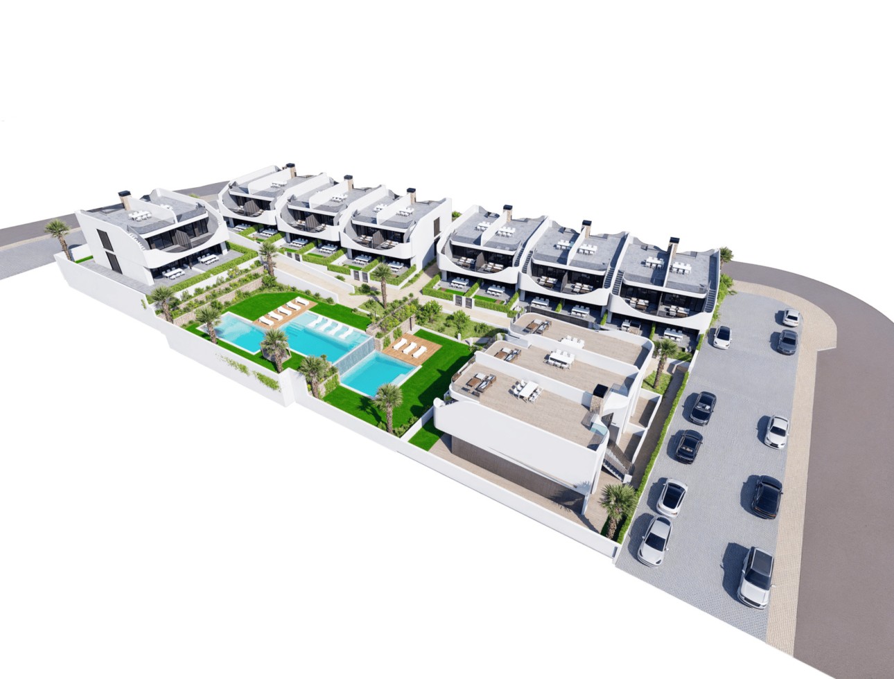 Nouvelle construction - Bungalow de plain-pied - San Miguel de Salinas