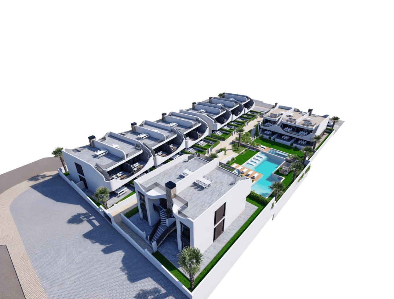 Nouvelle construction - Bungalow de plain-pied - San Miguel de Salinas