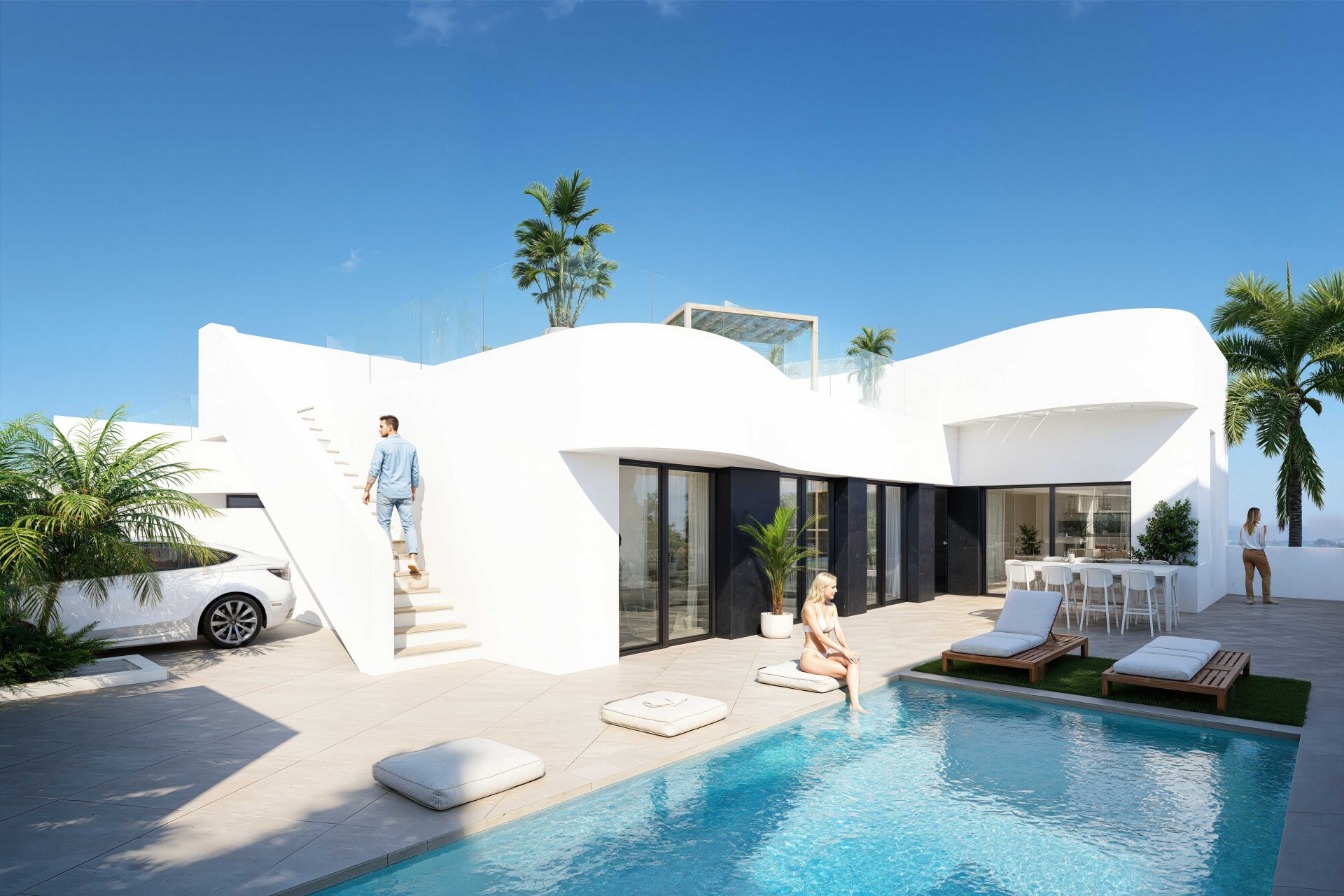 Nouvelle construction - Maison individuelle - Algorfa