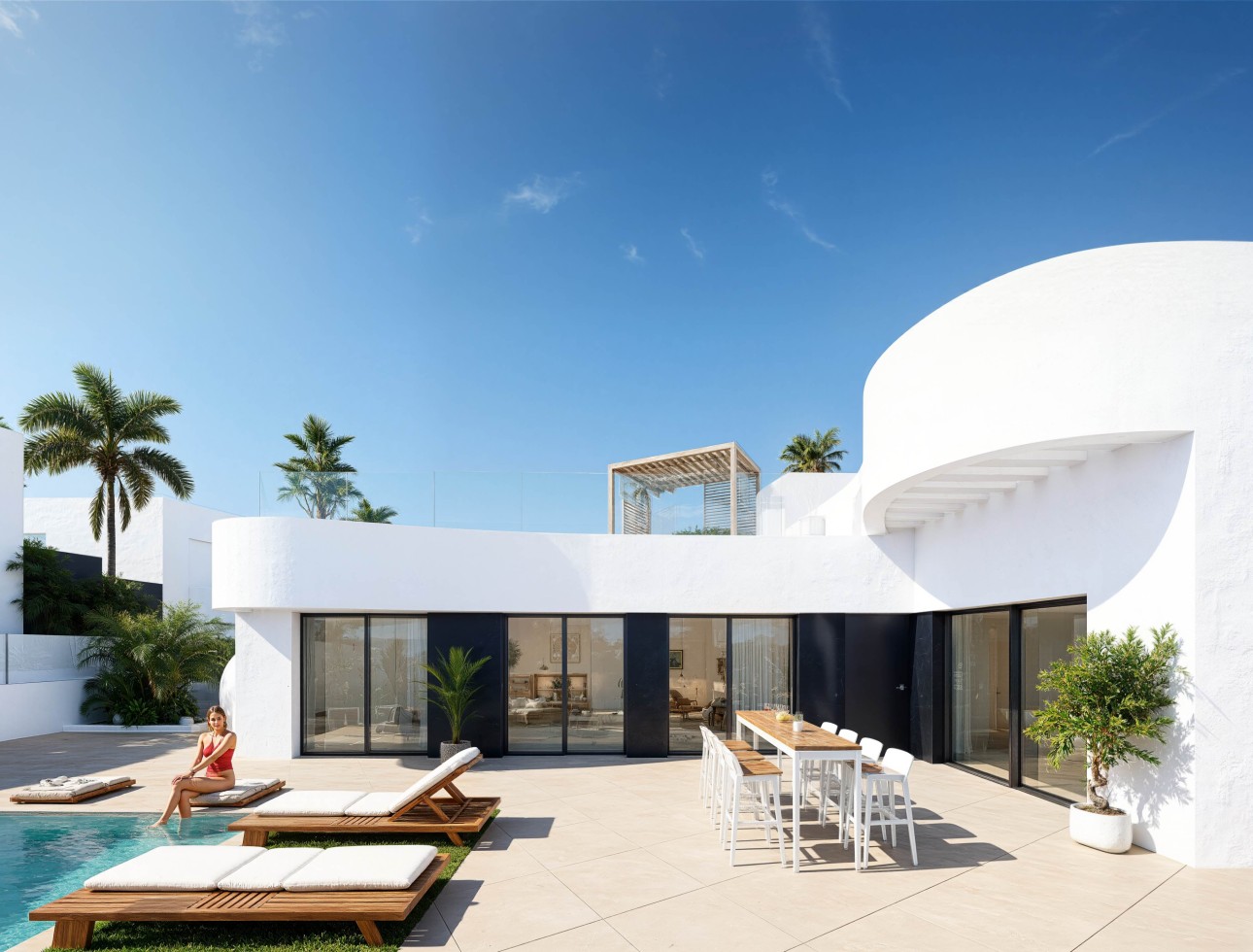 Nouvelle construction - Maison individuelle - Algorfa