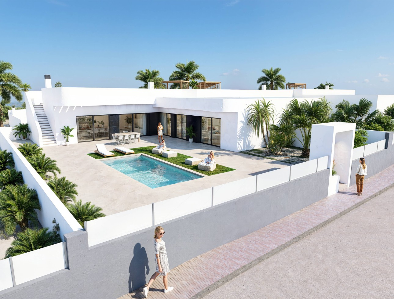 Nouvelle construction - Maison individuelle - Algorfa