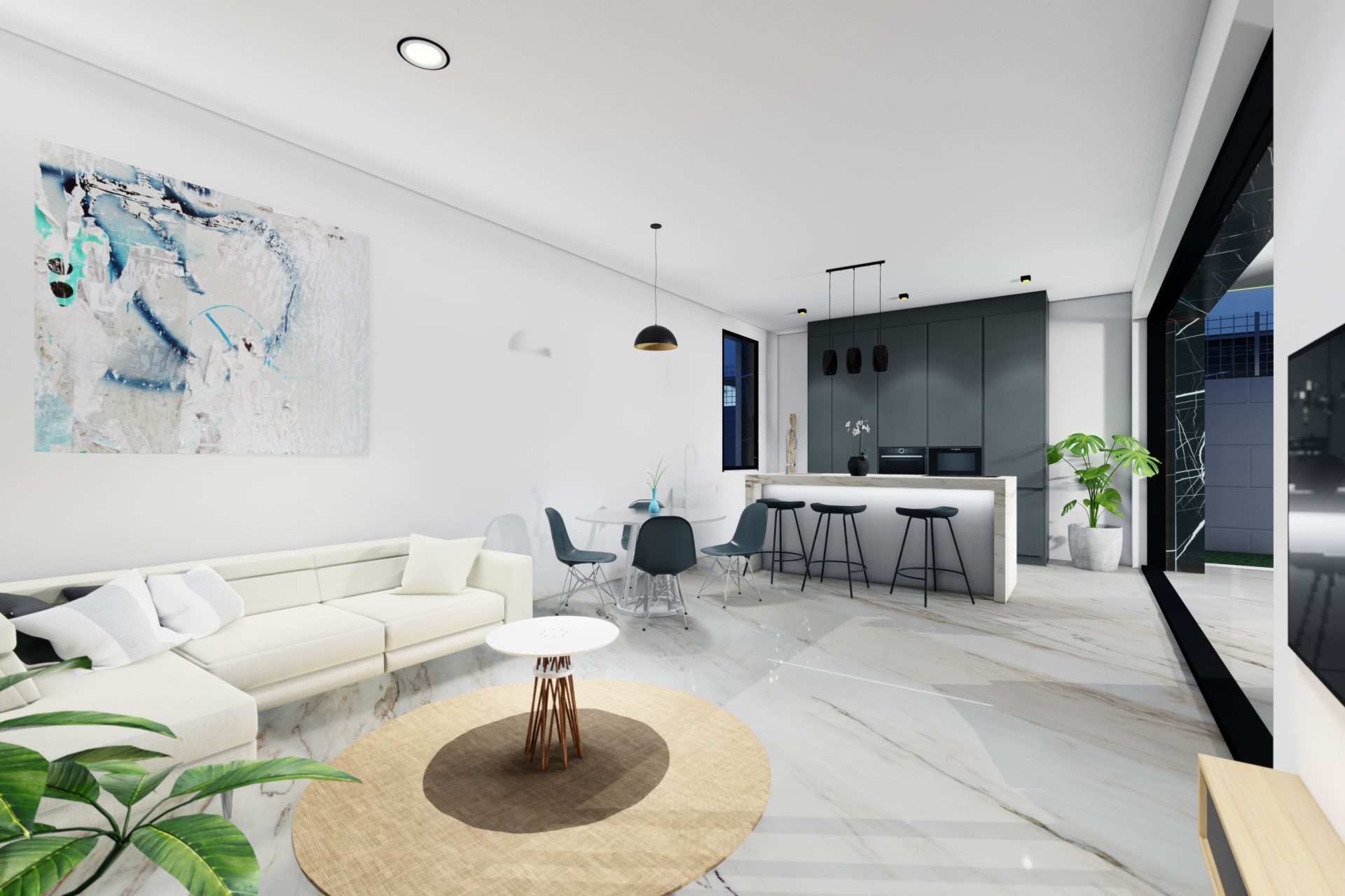 Nouvelle construction - Maison individuelle - Algorfa