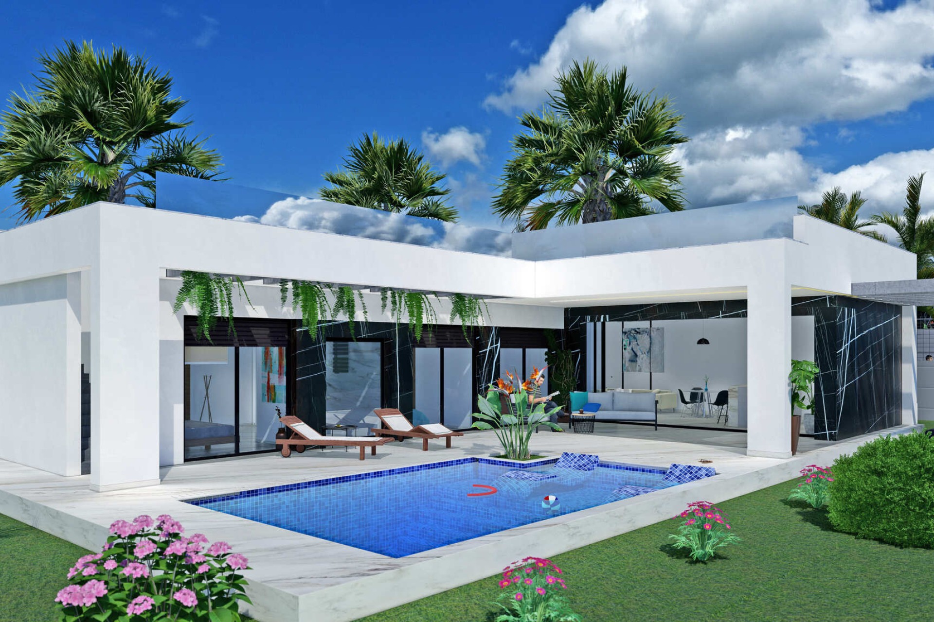 Nouvelle construction - Maison individuelle - Algorfa