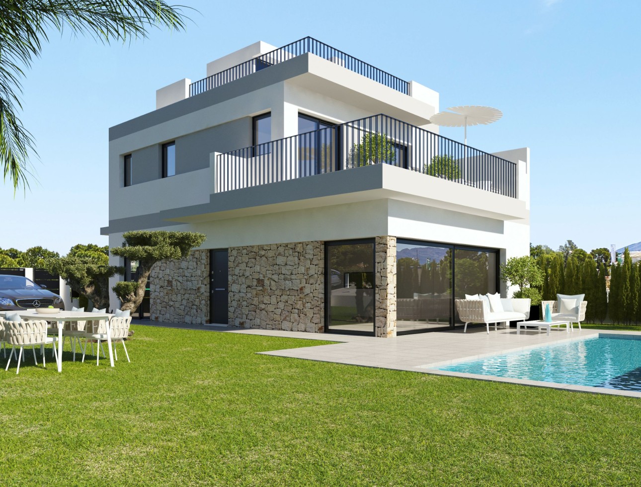 Nouvelle construction - Maison individuelle - San Miguel de Salinas