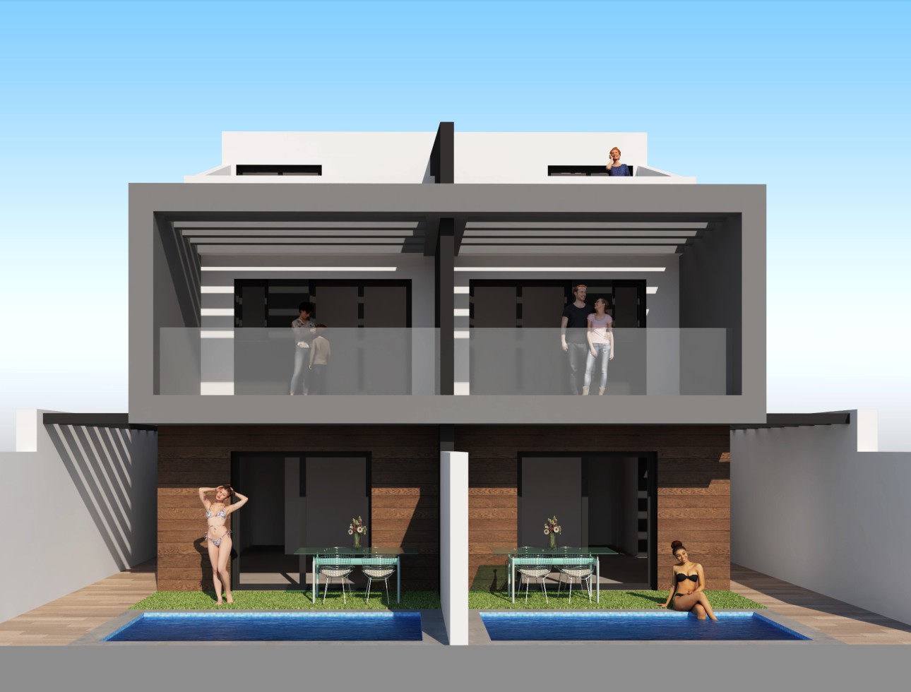Nouvelle construction - Maison mitoyenne - San Javier