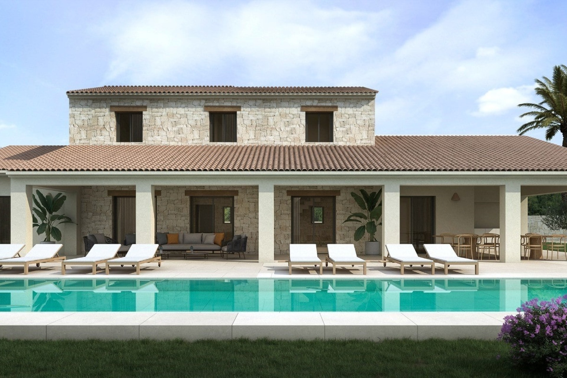 Nouvelle construction - Villa / Jumelée - Moraira