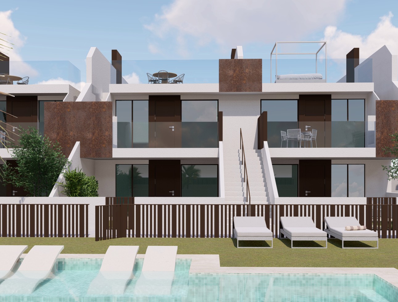 Obra nueva - Bungalow bajo - Pilar de la Horadada