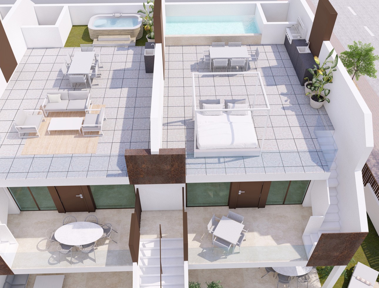 Obra nueva - Bungalow bajo - Pilar de la Horadada