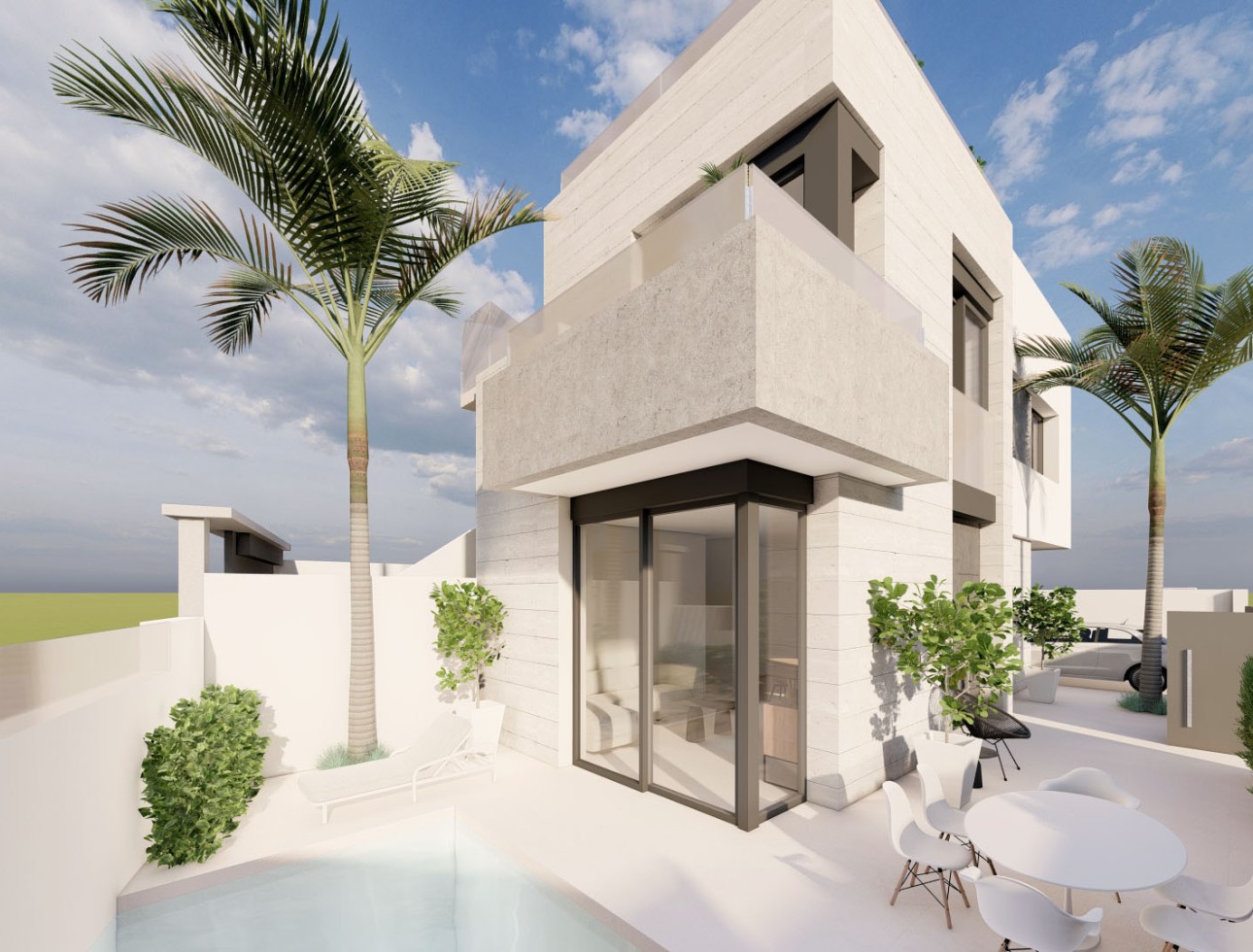 Obra nueva - Bungalow bajo - Pilar de la Horadada