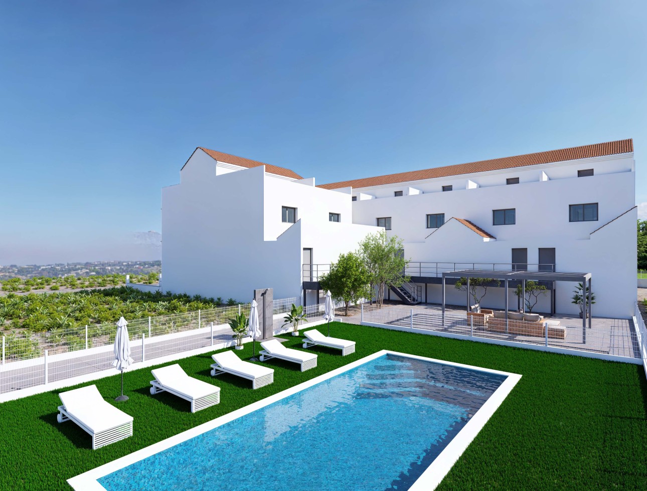 Obra nueva - Casa pareada - Rafal