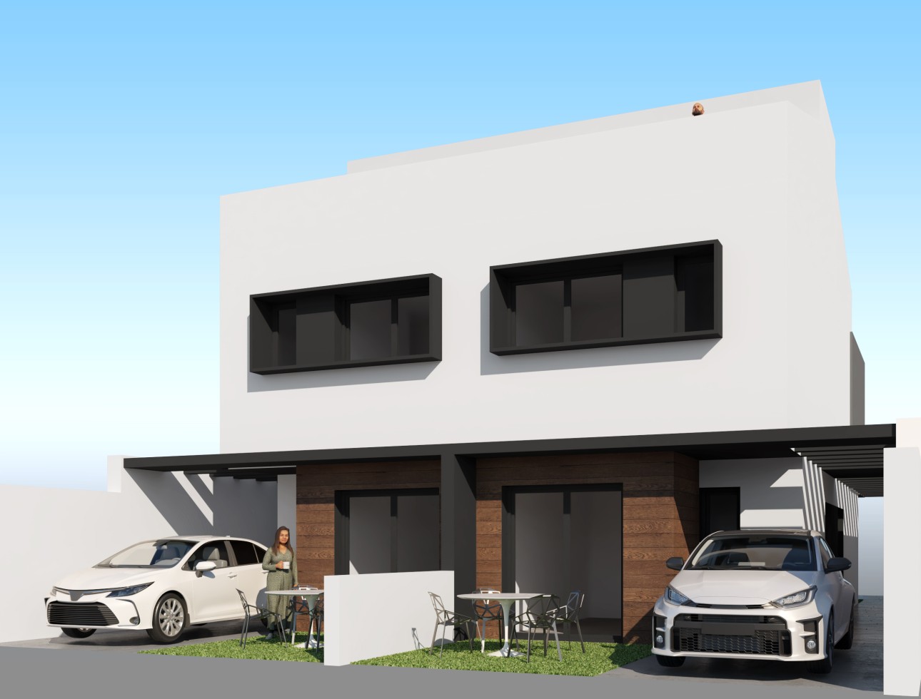 Obra nueva - Casa pareada - San Javier