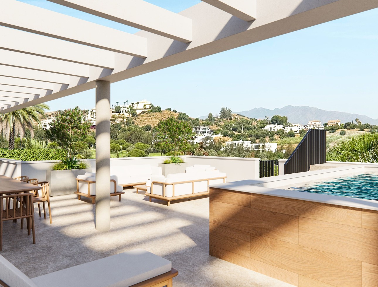 Obra nueva - terraced - Las Lagunas de Mijas